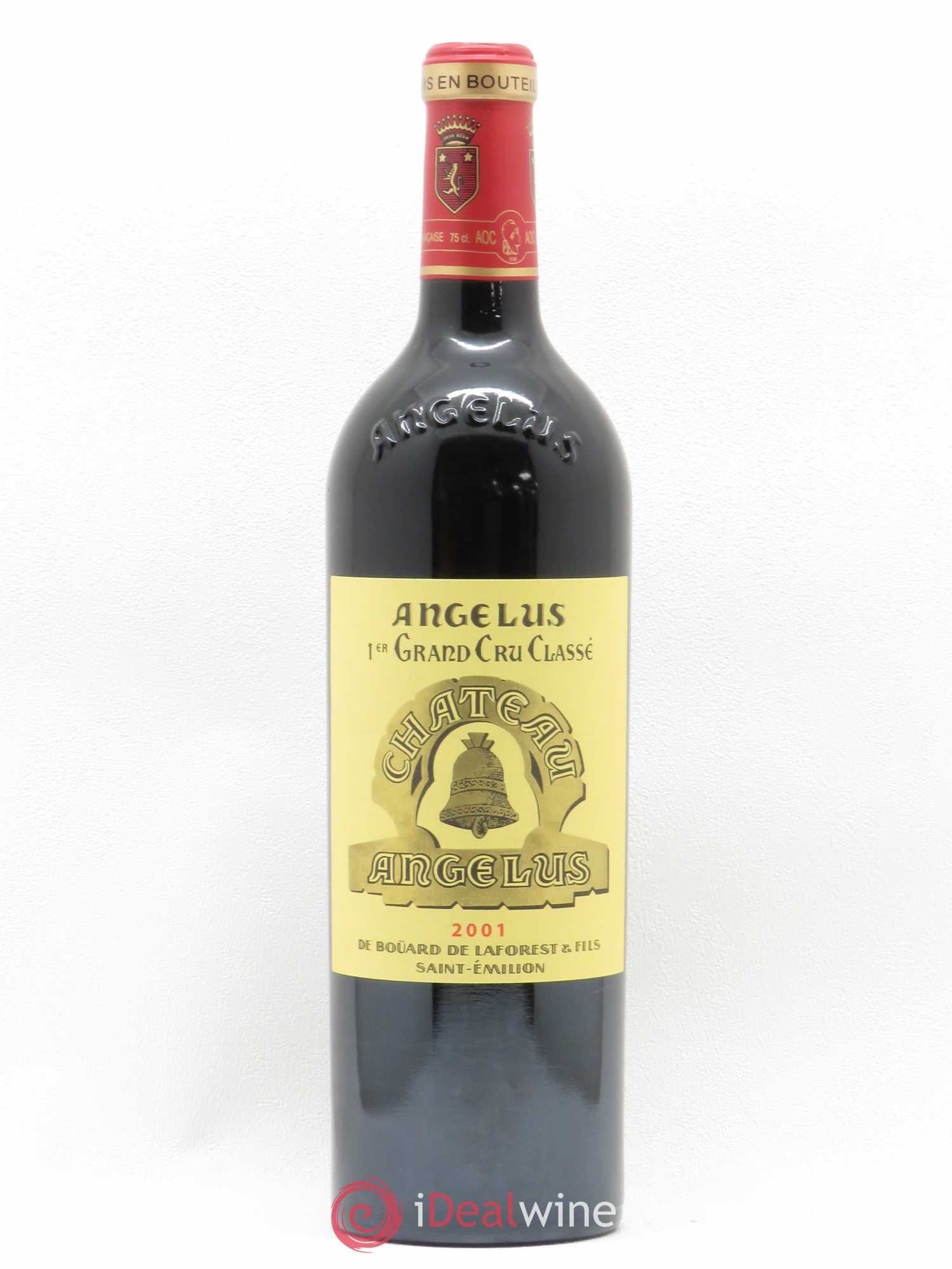 Château Angélus 1er Grand Cru Classé A 2001 - Lot de 1 bouteille - 0