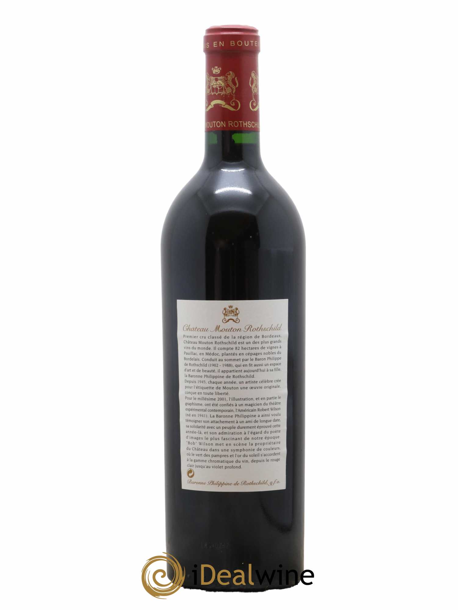 Château Mouton Rothschild 1er Grand Cru Classé 2001 - Lot of 1 bottle - 1