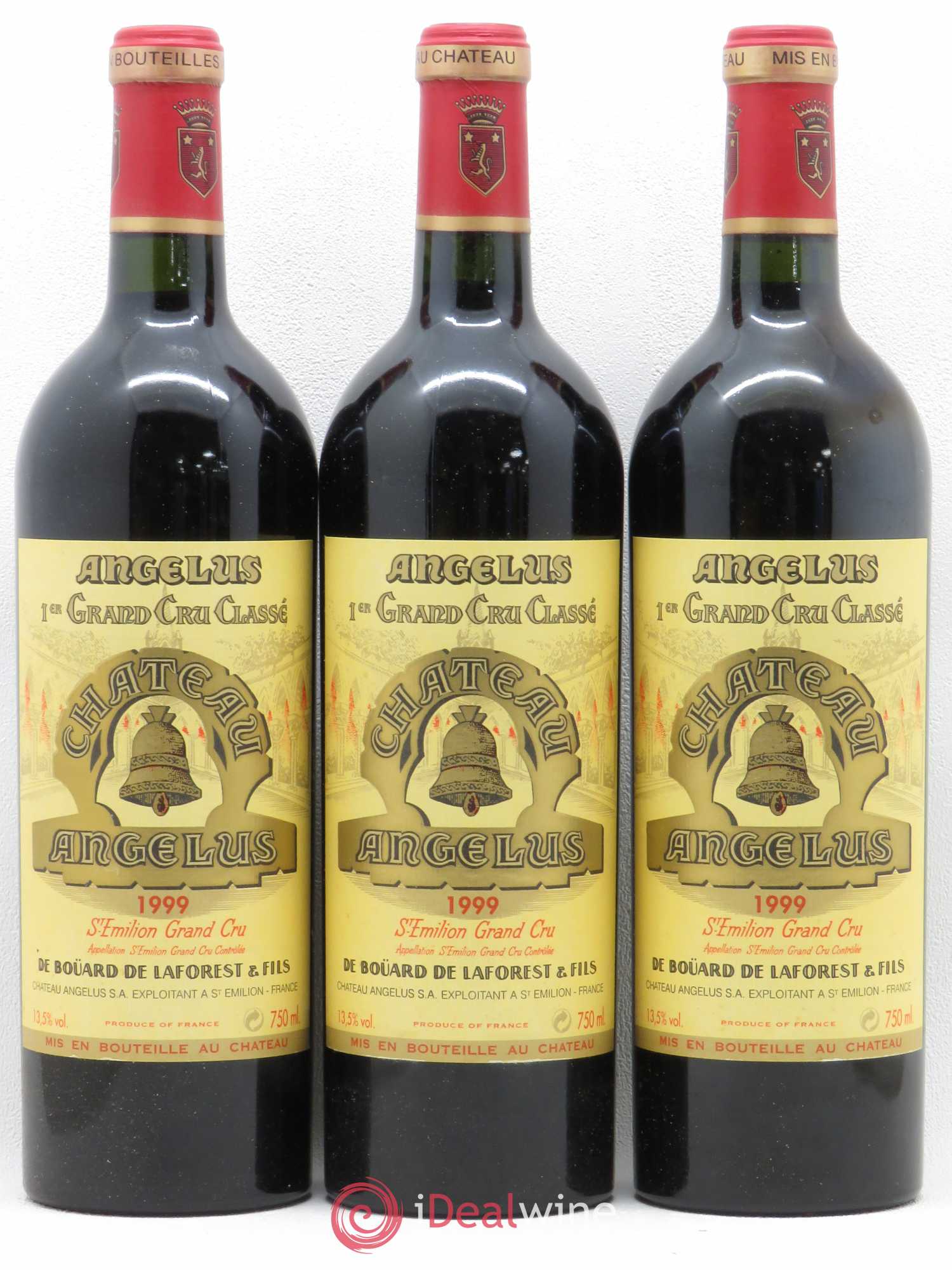 Château Angélus 1er Grand Cru Classé A 1999 - Lot de 6 bouteilles - 1