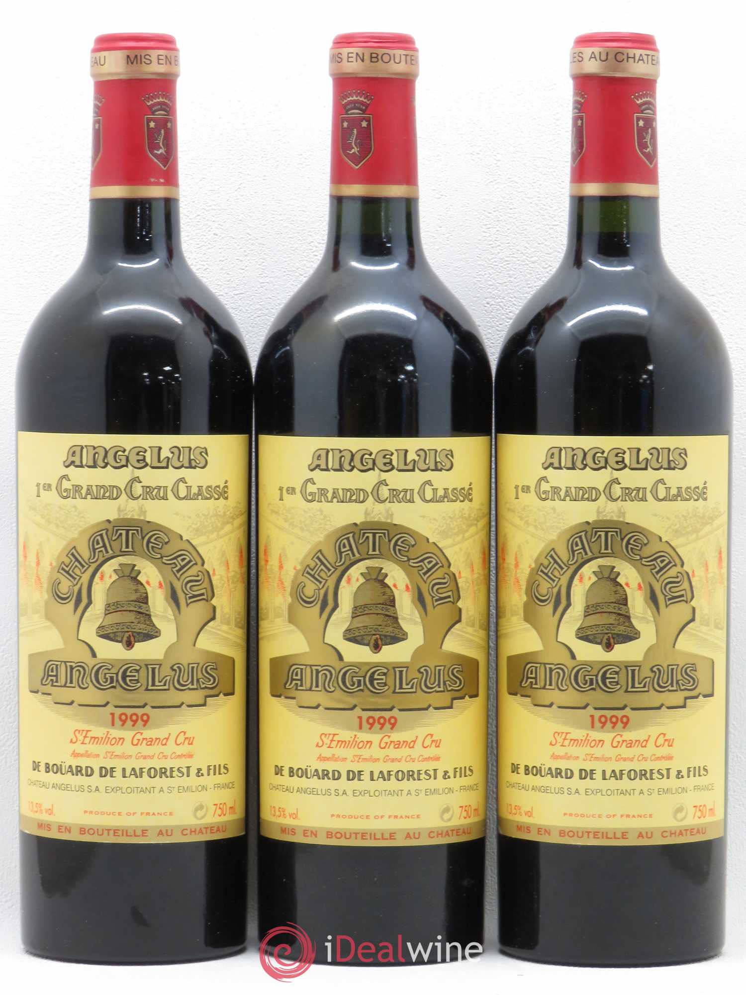 Château Angélus 1er Grand Cru Classé A 1999 - Lot de 6 bouteilles - 2