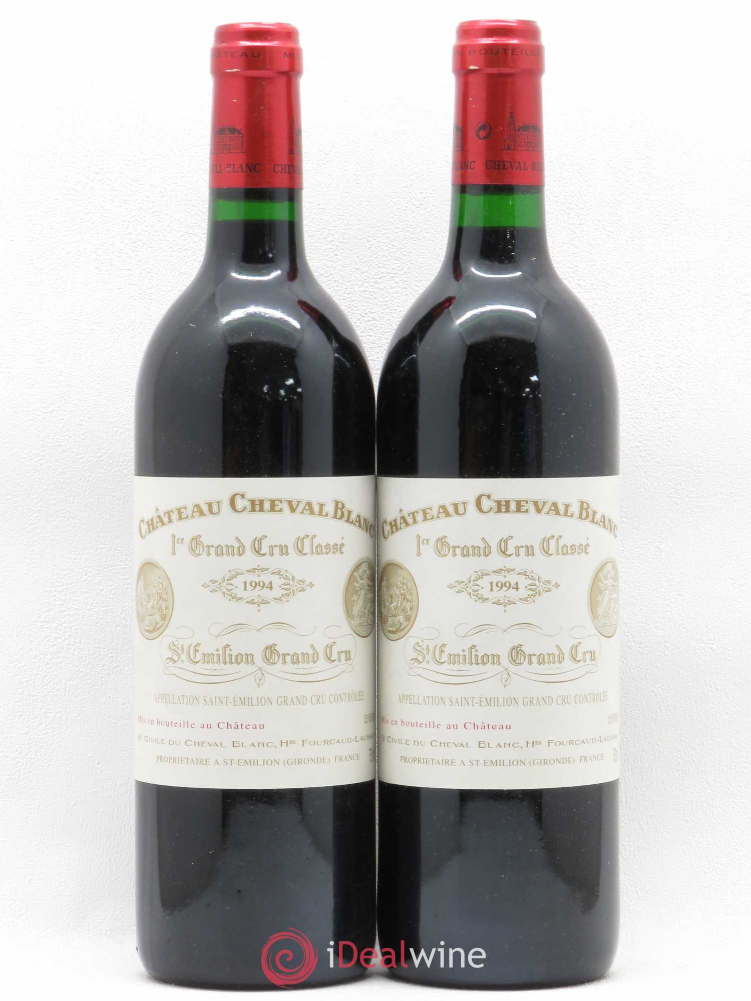 Château Cheval Blanc 1er Grand Cru Classé A 1994 - Lot de 2 bouteilles - 0