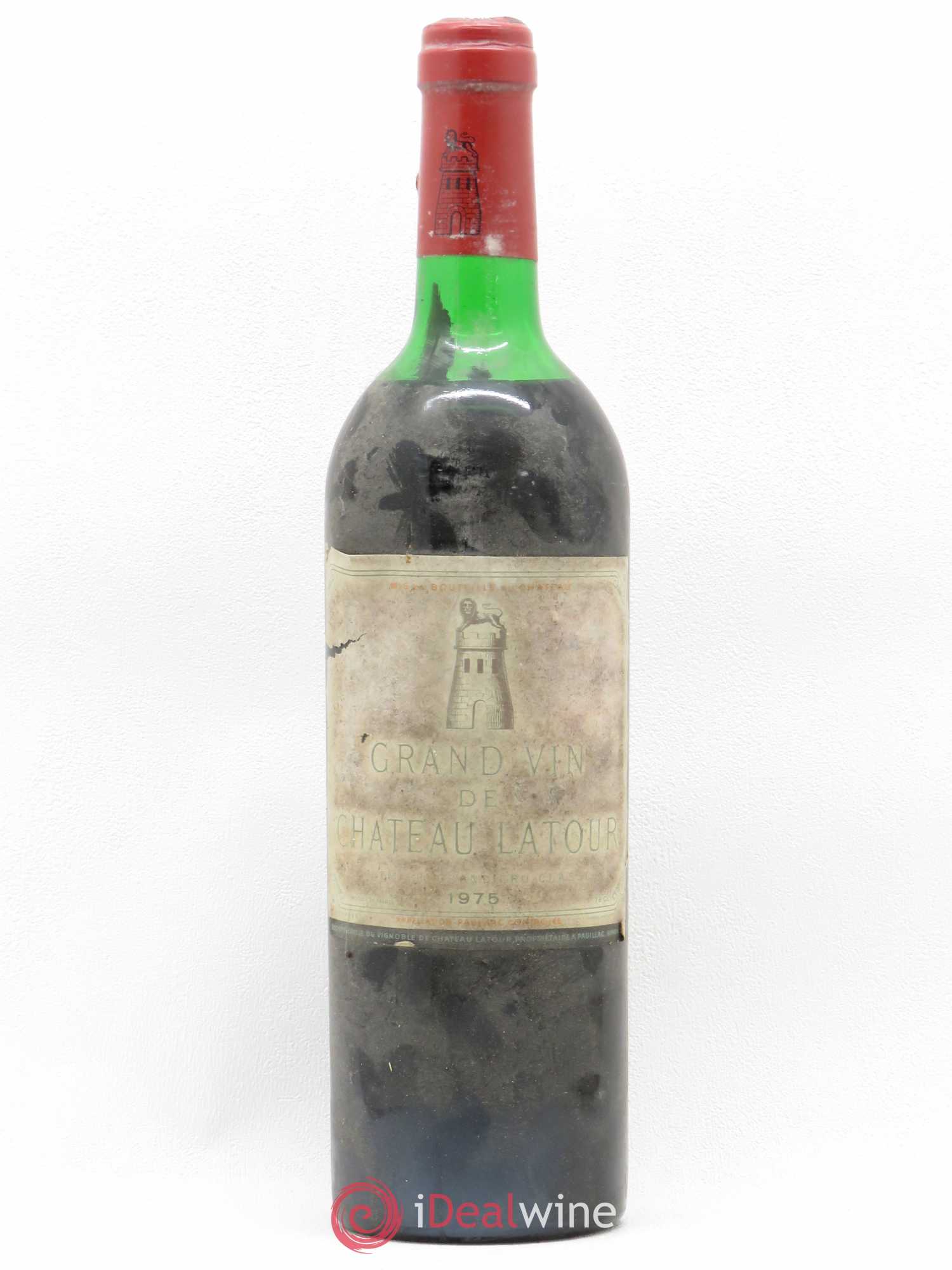 Château Latour 1er Grand Cru Classé 1975 - Lot de 1 bouteille - 0