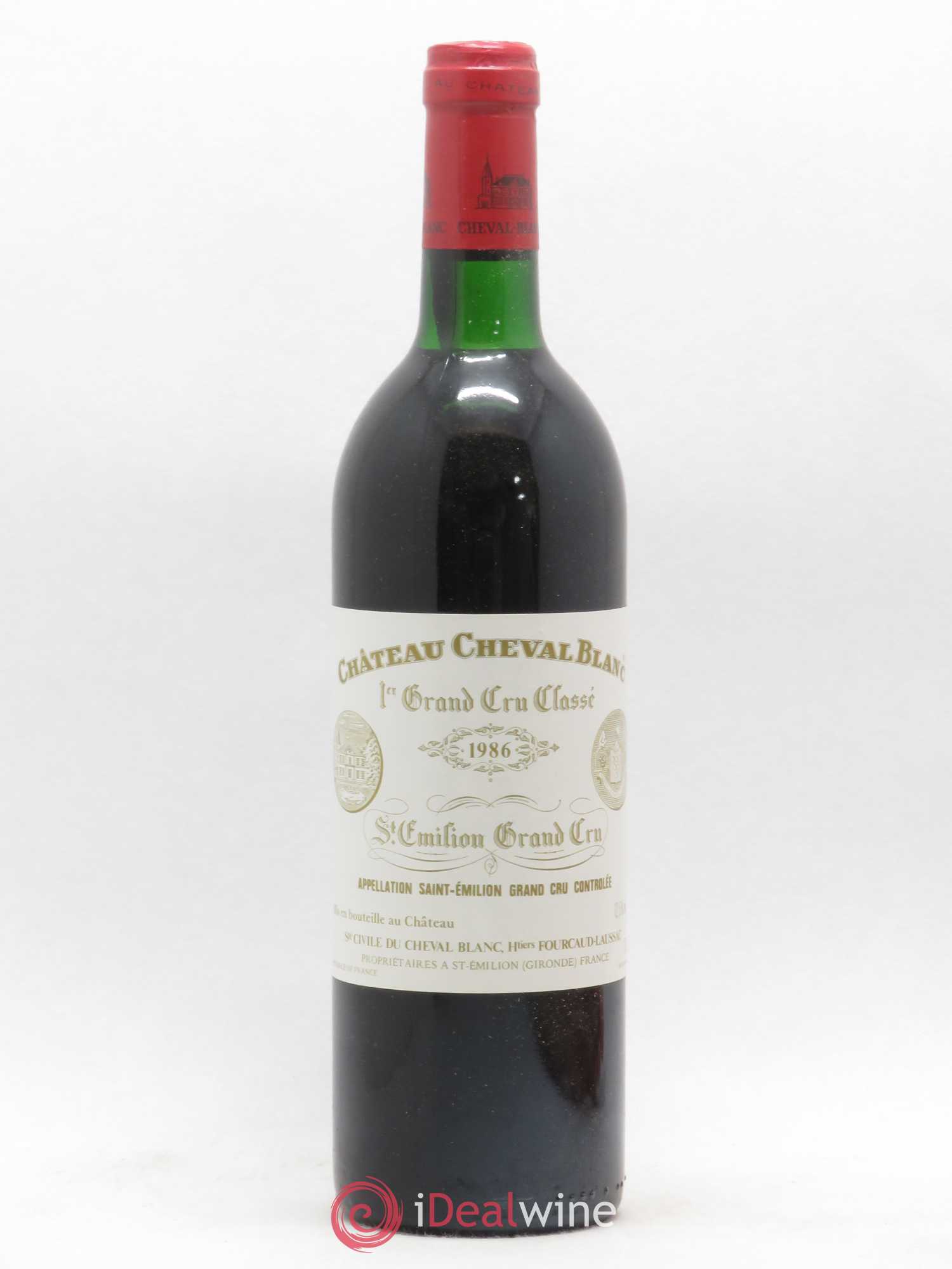 Château Cheval Blanc 1er Grand Cru Classé A 1986 - Lot de 1 bouteille - 0
