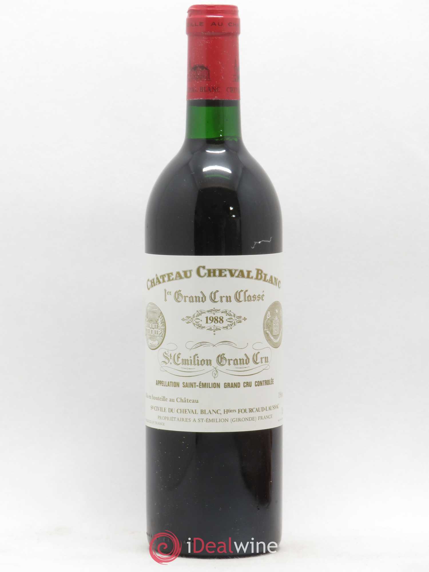 Château Cheval Blanc 1er Grand Cru Classé A 1988 - Lot de 1 bouteille - 0