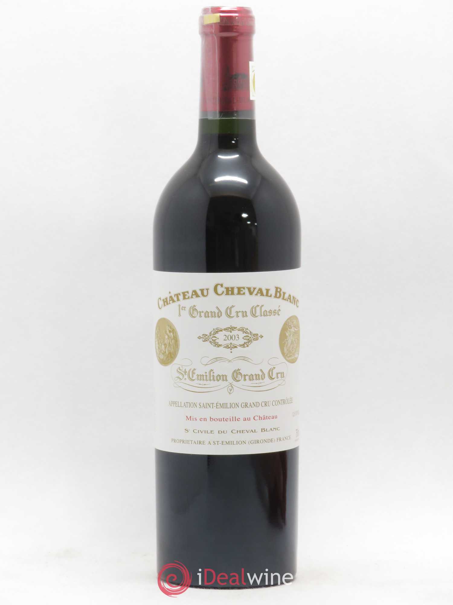 Château Cheval Blanc 1er Grand Cru Classé A 2003 - Lot de 1 bouteille - 0