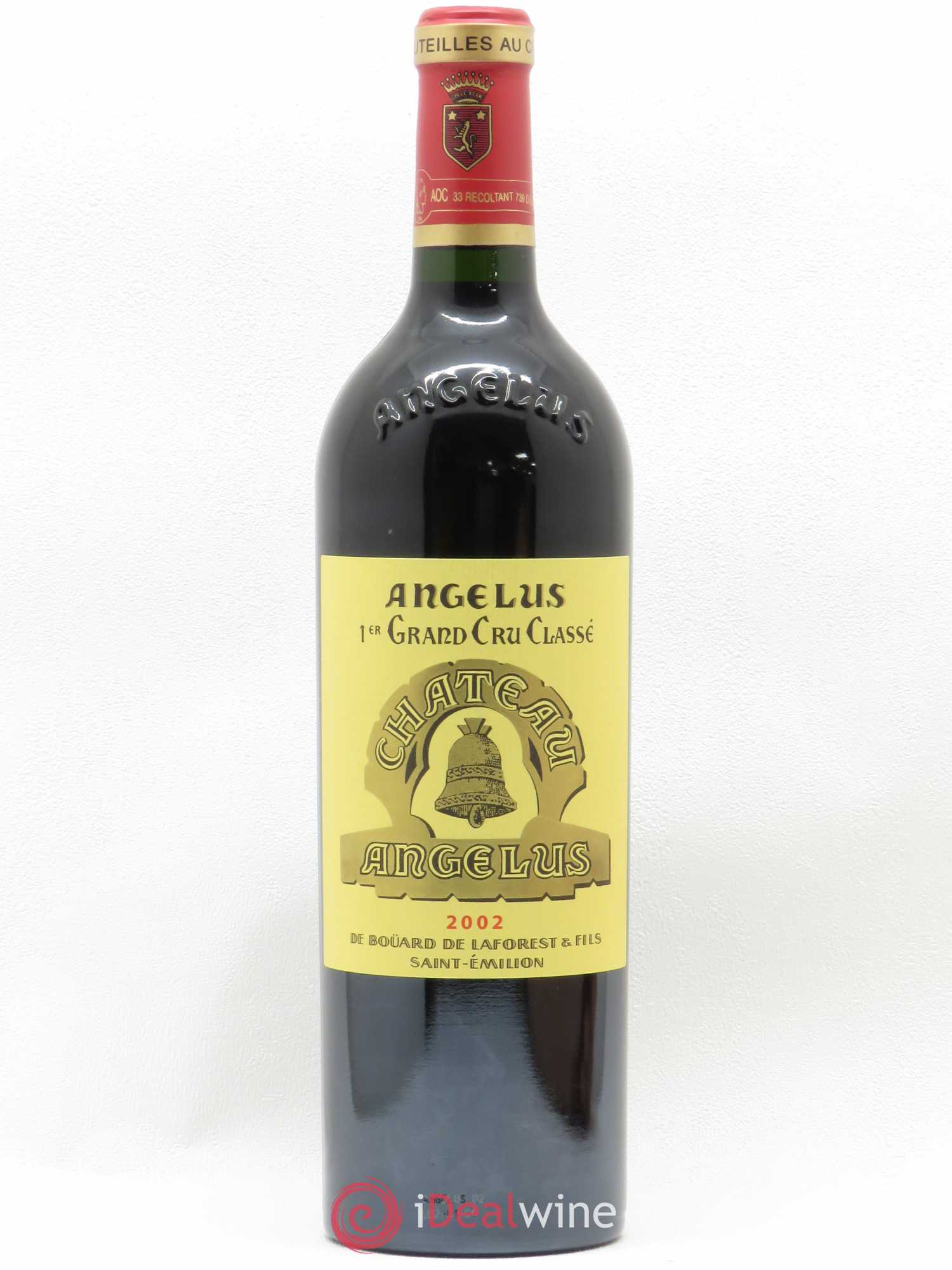 Château Angélus 1er Grand Cru Classé A 2002 - Lot de 1 bouteille - 0