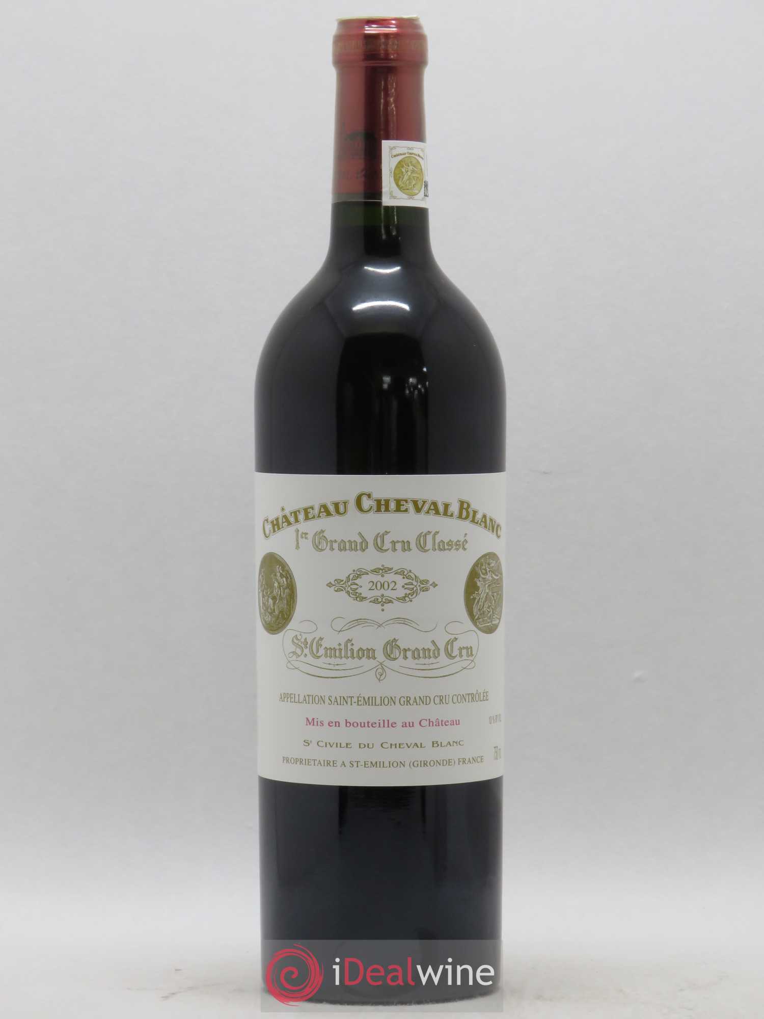 Château Cheval Blanc 1er Grand Cru Classé A 2002 - Lot de 1 bouteille - 0