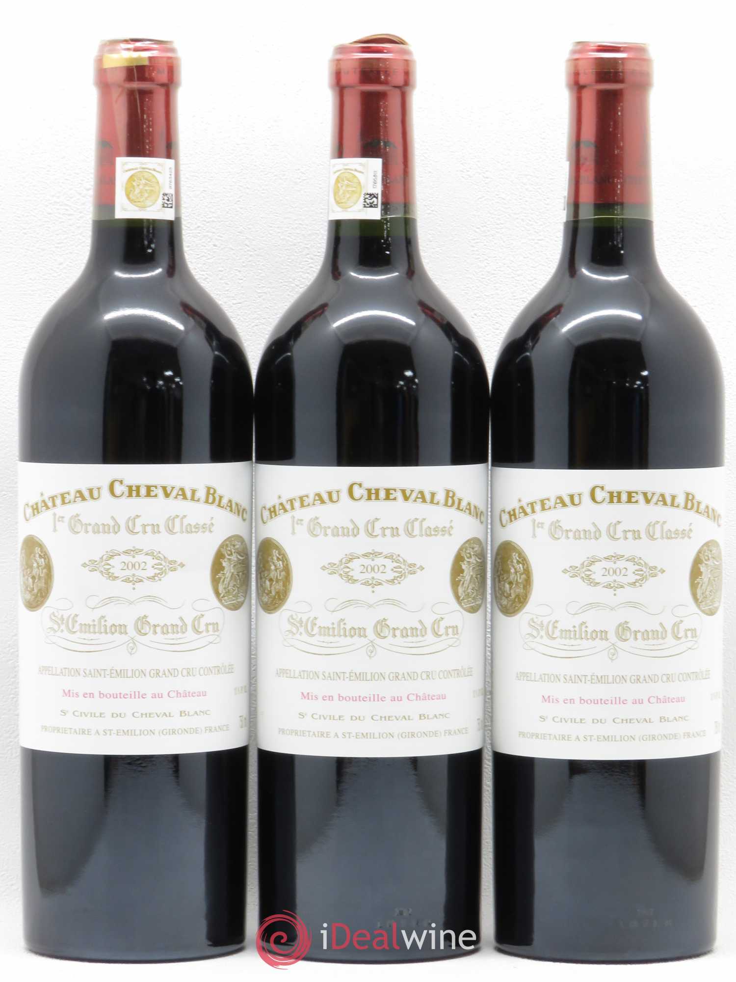 Château Cheval Blanc 1er Grand Cru Classé A 2002 - Lot de 6 bouteilles - 2