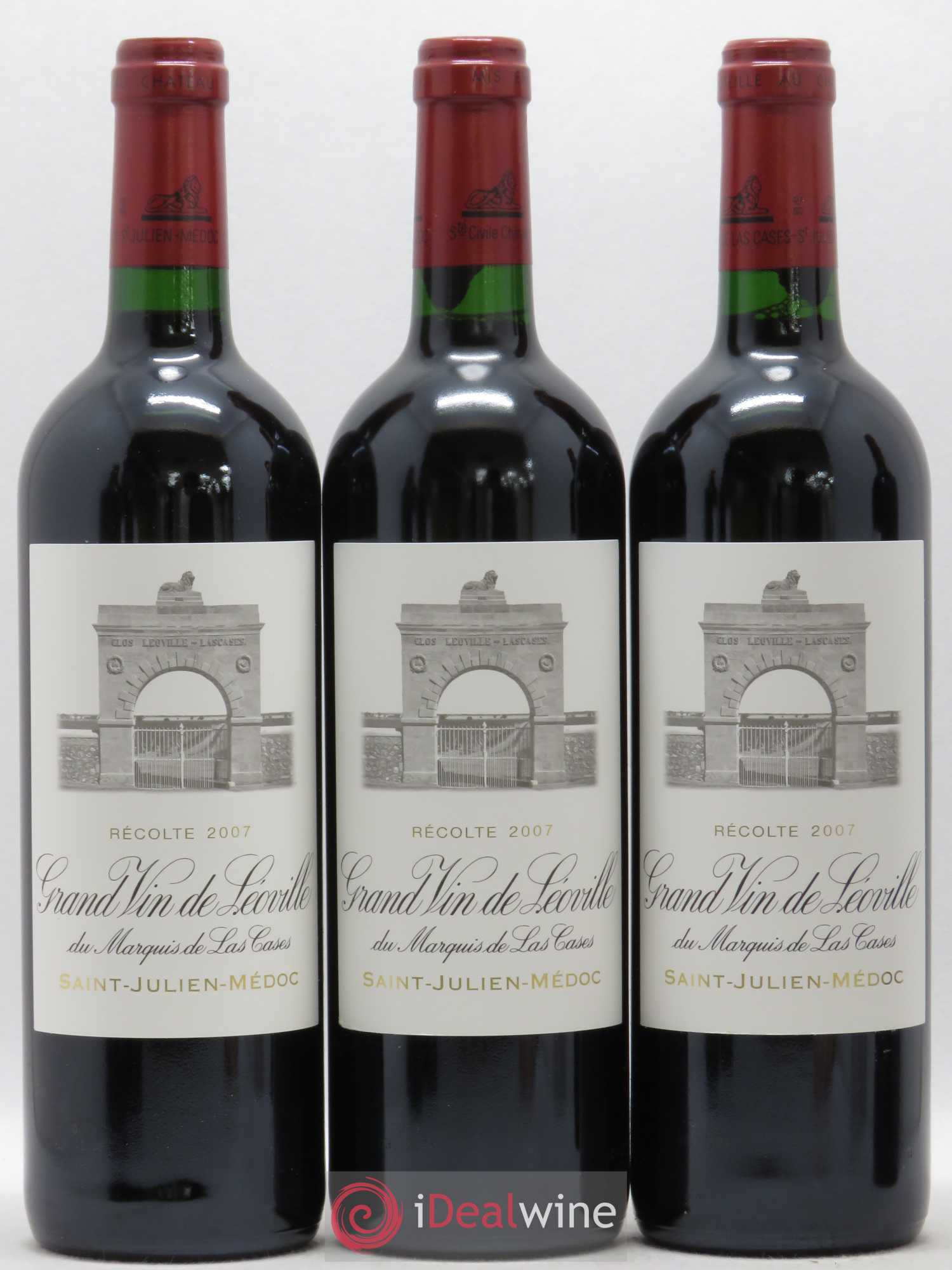 Château Léoville Las Cases 2ème Grand Cru Classé 2007 - Lot de 6 bouteilles - 2