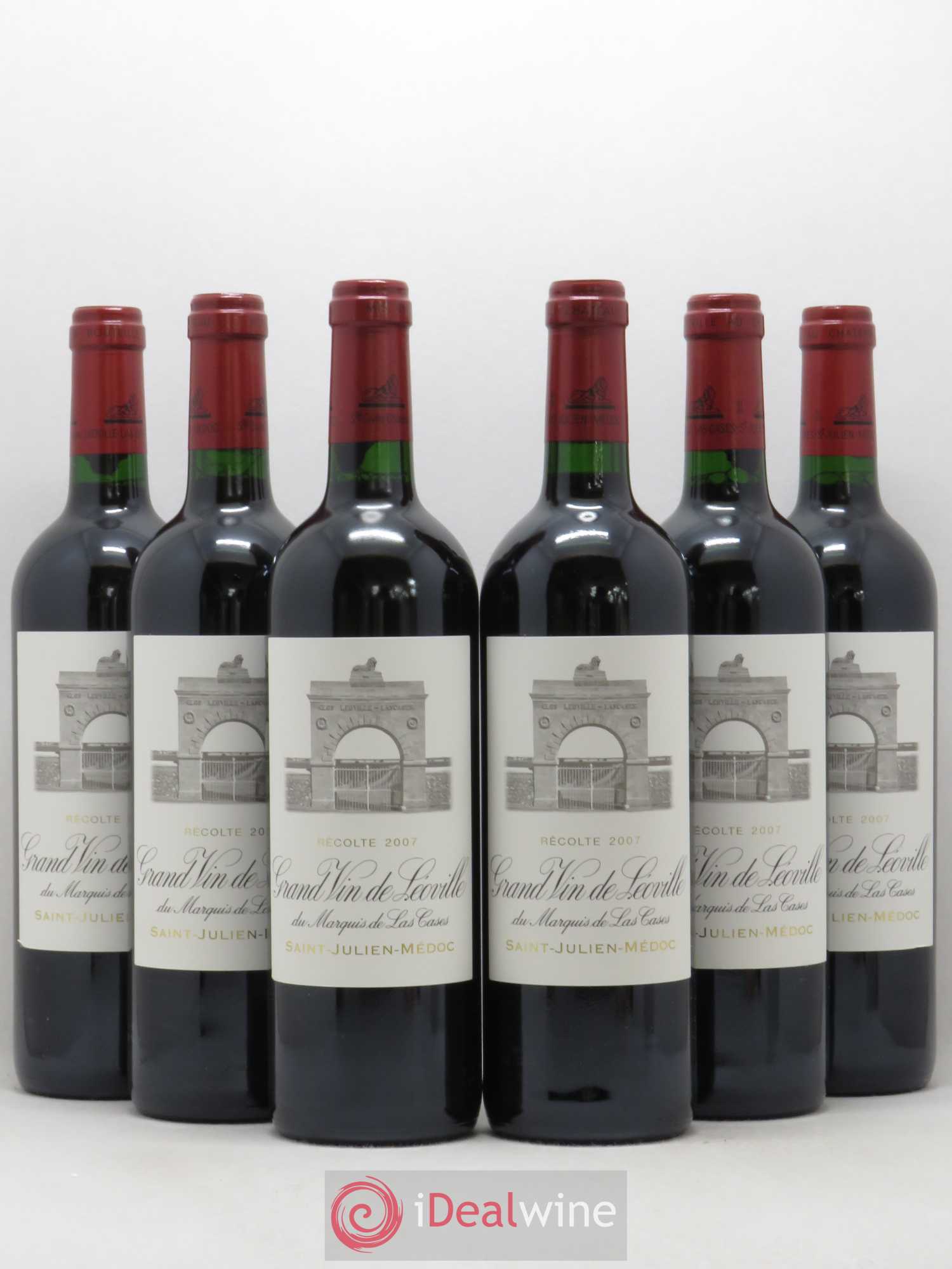 Château Léoville Las Cases 2ème Grand Cru Classé 2007 - Lot de 6 bouteilles - 0