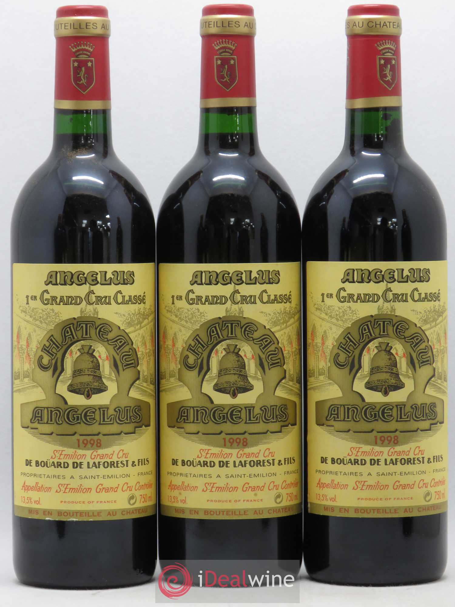 Château Angélus 1er Grand Cru Classé A 1998 - Lot de 6 bouteilles - 2