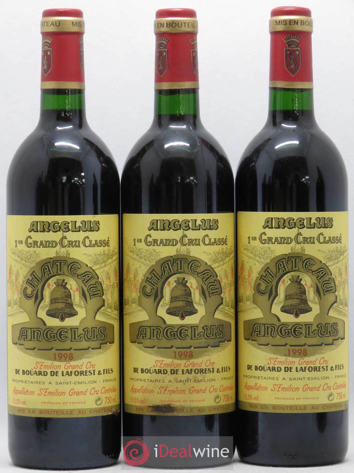 Château Angélus 1er Grand Cru Classé A 1998 - Lot de 6 bouteilles - 2