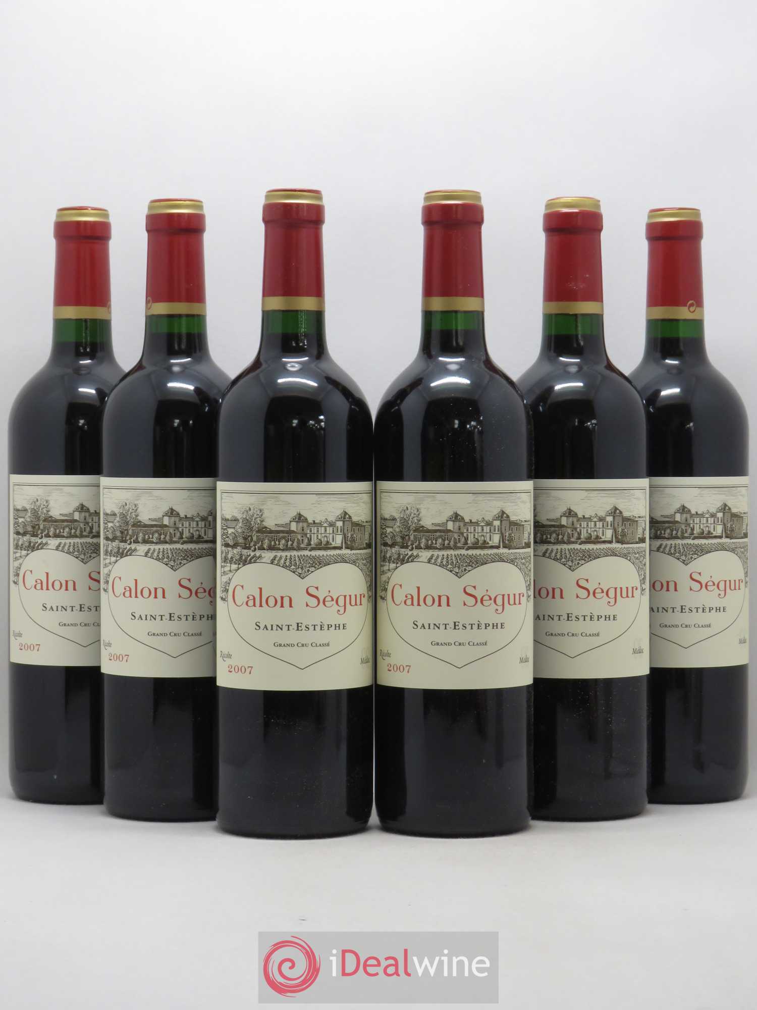 Château Calon Ségur 3ème Grand Cru Classé 2007 - Lot de 6 bouteilles - 0