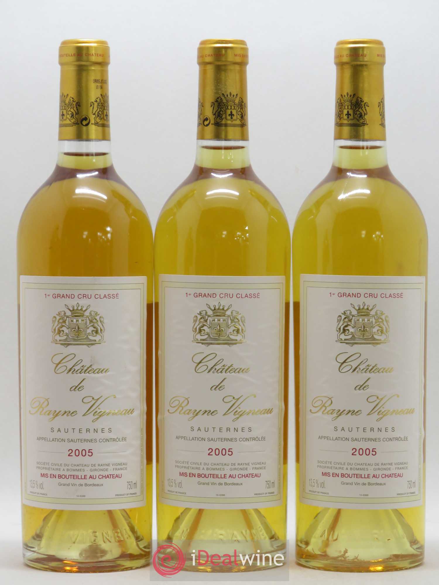 Château de Rayne Vigneau 1er Grand Cru Classé 2005 - Lotto di 12 bottiglie - 1