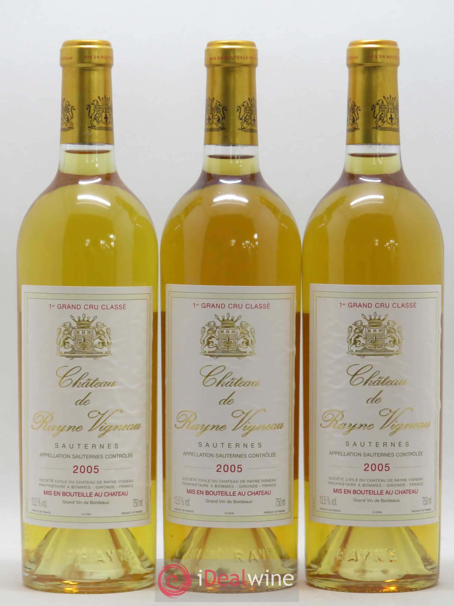 Château de Rayne Vigneau 1er Grand Cru Classé 2005 - Lotto di 12 bottiglie - 2