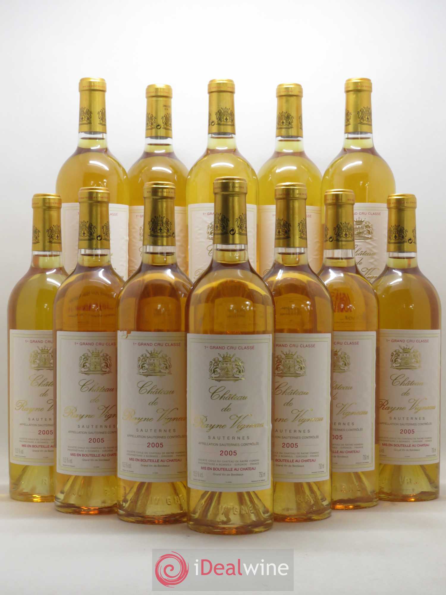 Château de Rayne Vigneau 1er Grand Cru Classé 2005 - Lotto di 12 bottiglie - 0