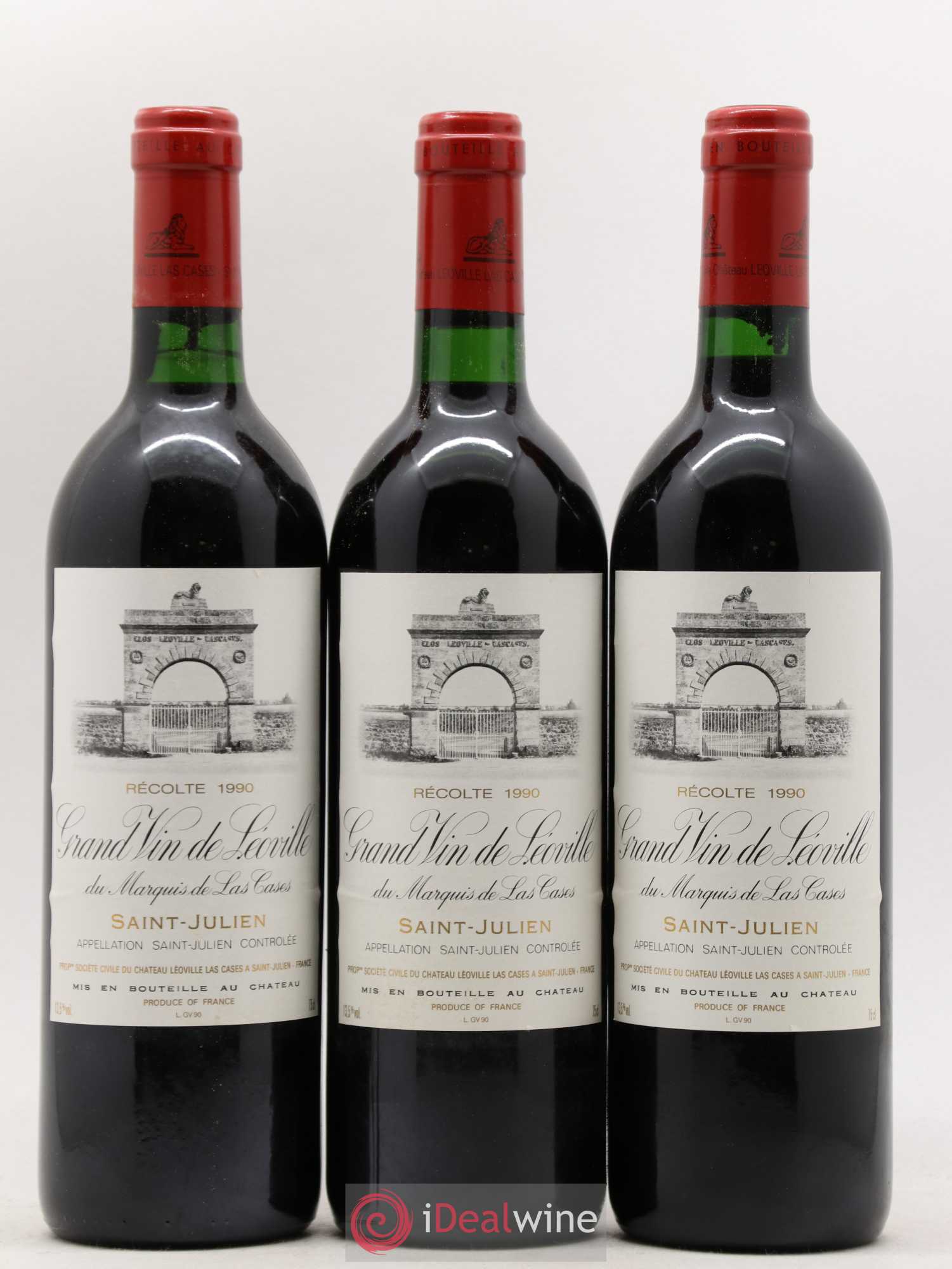 Château Léoville Las Cases 2ème Grand Cru Classé 1990 - Lot de 12 bouteilles - 4
