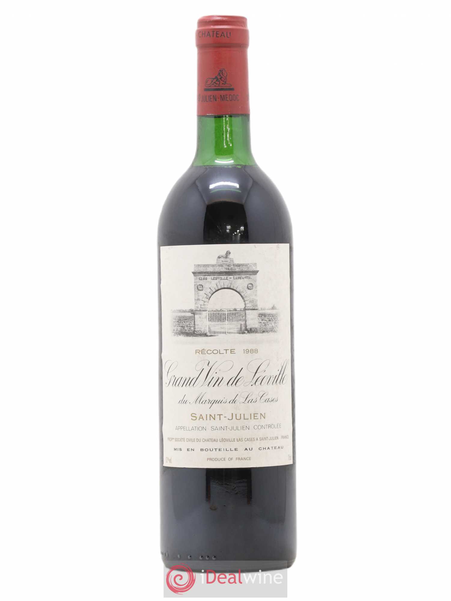 Château Léoville Las Cases 2ème Grand Cru Classé 1988 - Lot de 1 bouteille - 0