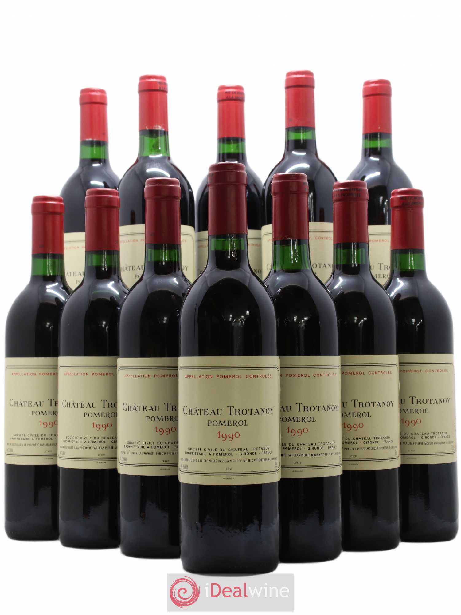 Château Trotanoy 1990 - Lot de 12 bouteilles - 0