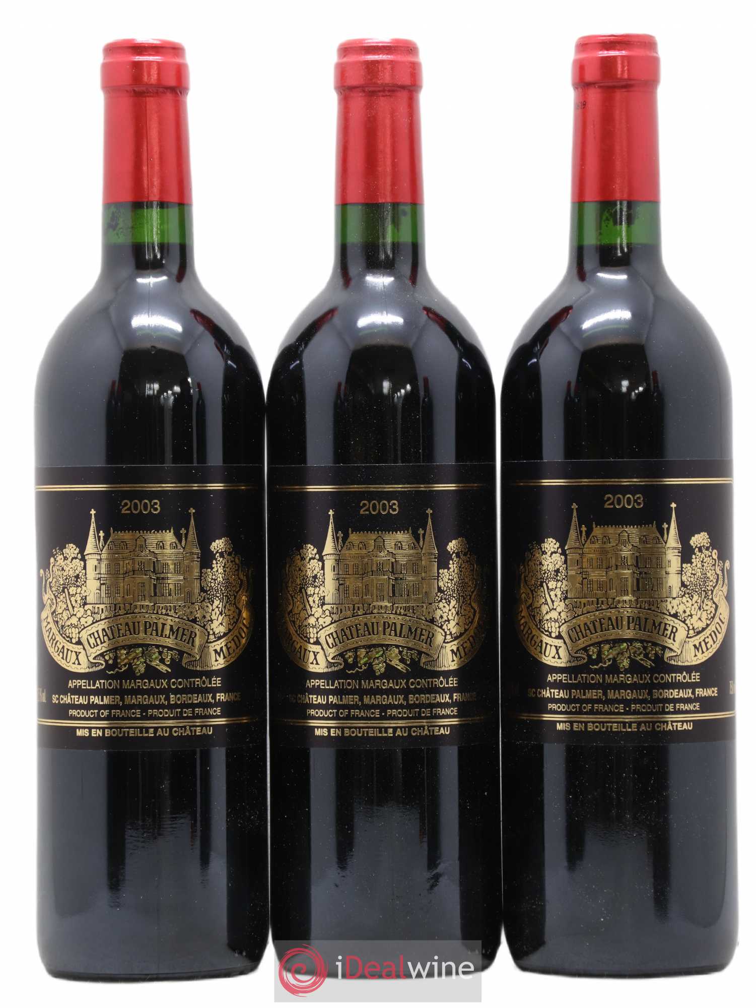 Château Palmer 3ème Grand Cru Classé 2003 - Lot de 6 bouteilles - 1
