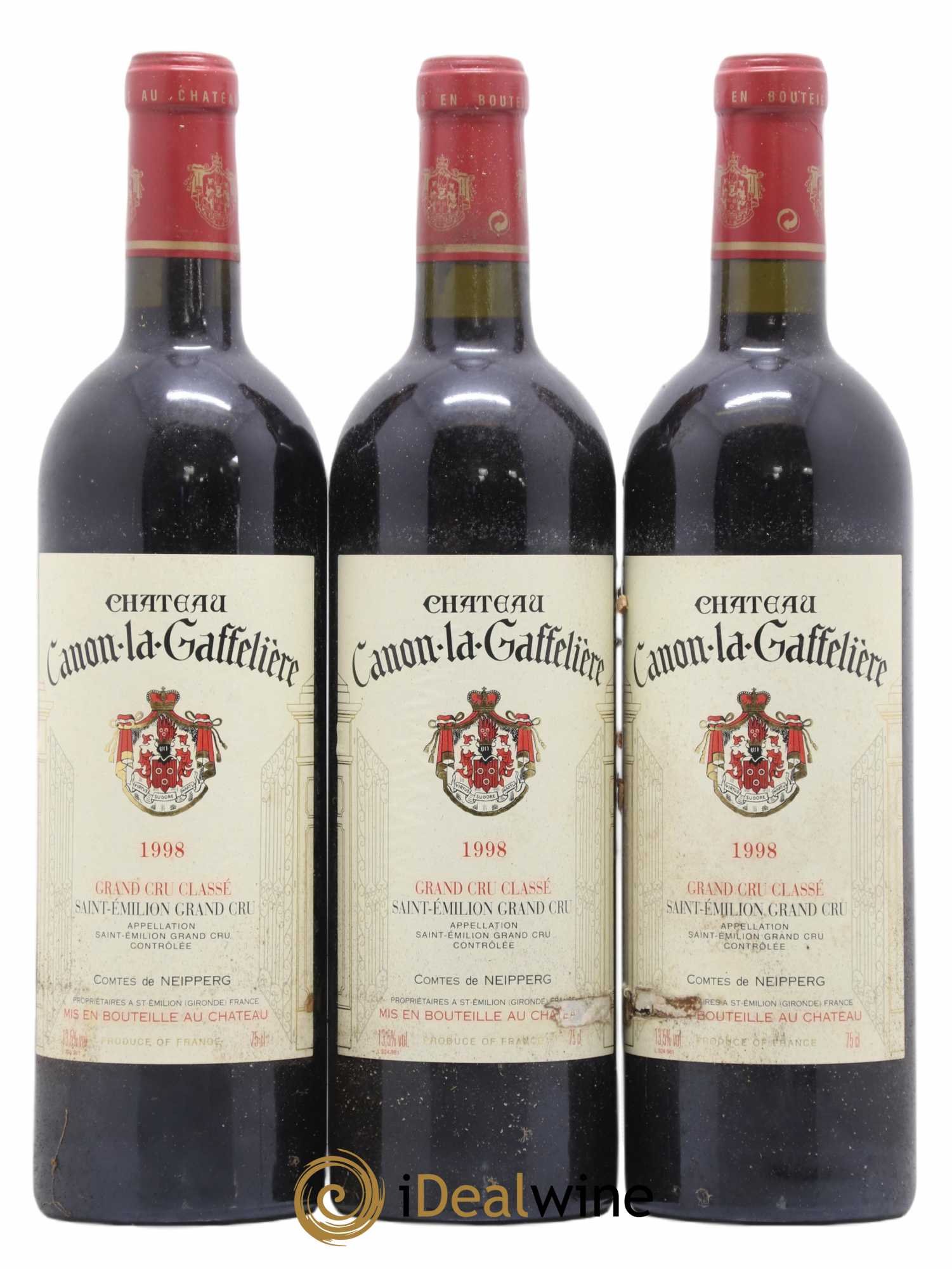 Château Canon la Gaffelière 1er Grand Cru Classé B 1998 - Lot de 12 bouteilles - 3