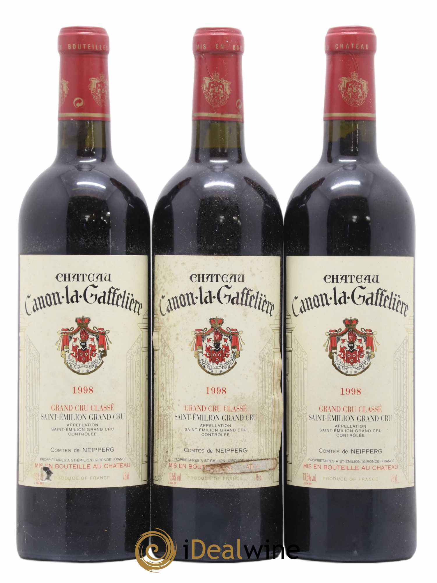 Château Canon la Gaffelière 1er Grand Cru Classé B 1998 - Lot de 12 bouteilles - 4