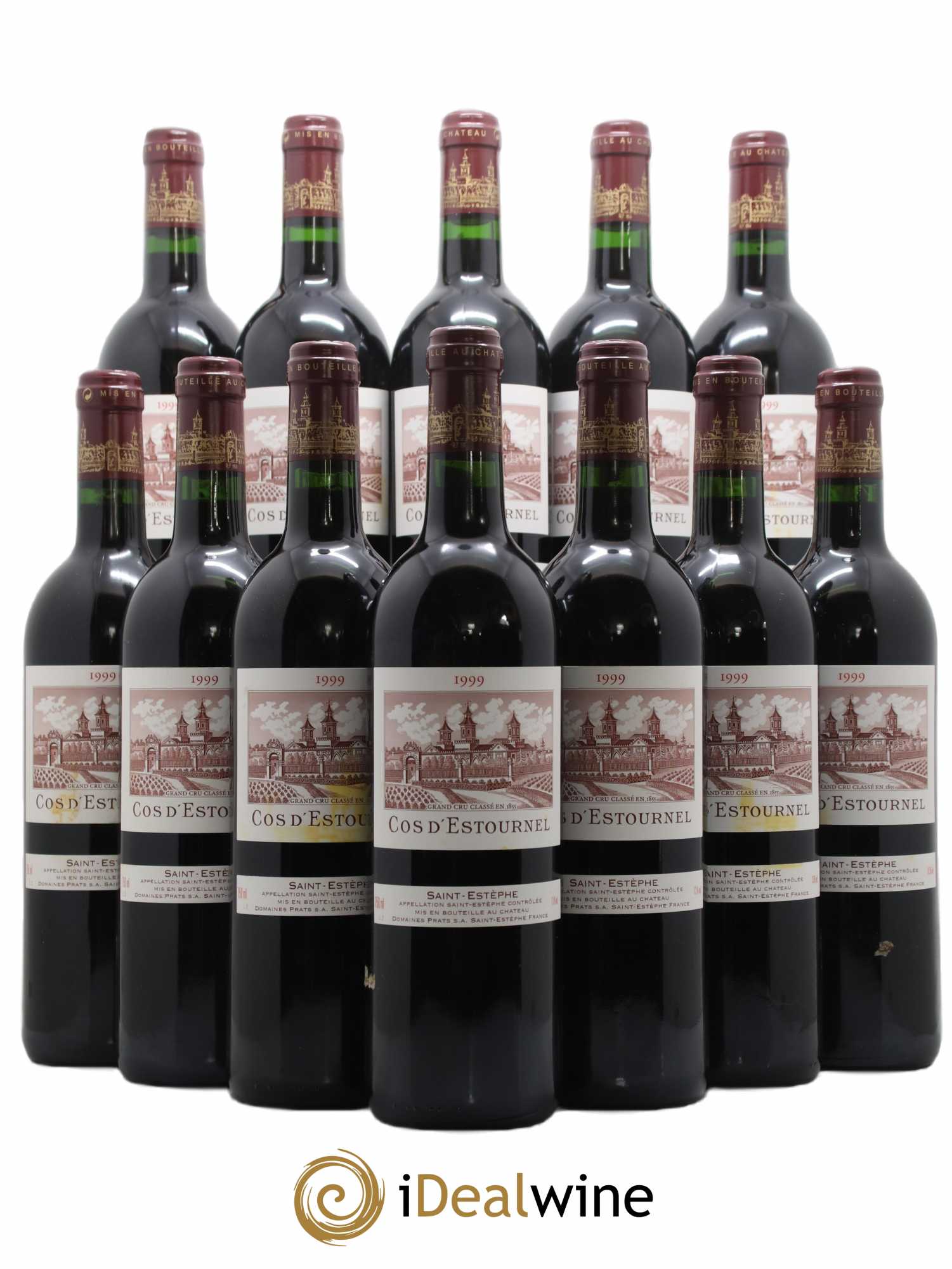 Cos d'Estournel 2ème Grand Cru Classé 1999 - Lot de 12 bouteilles - 0