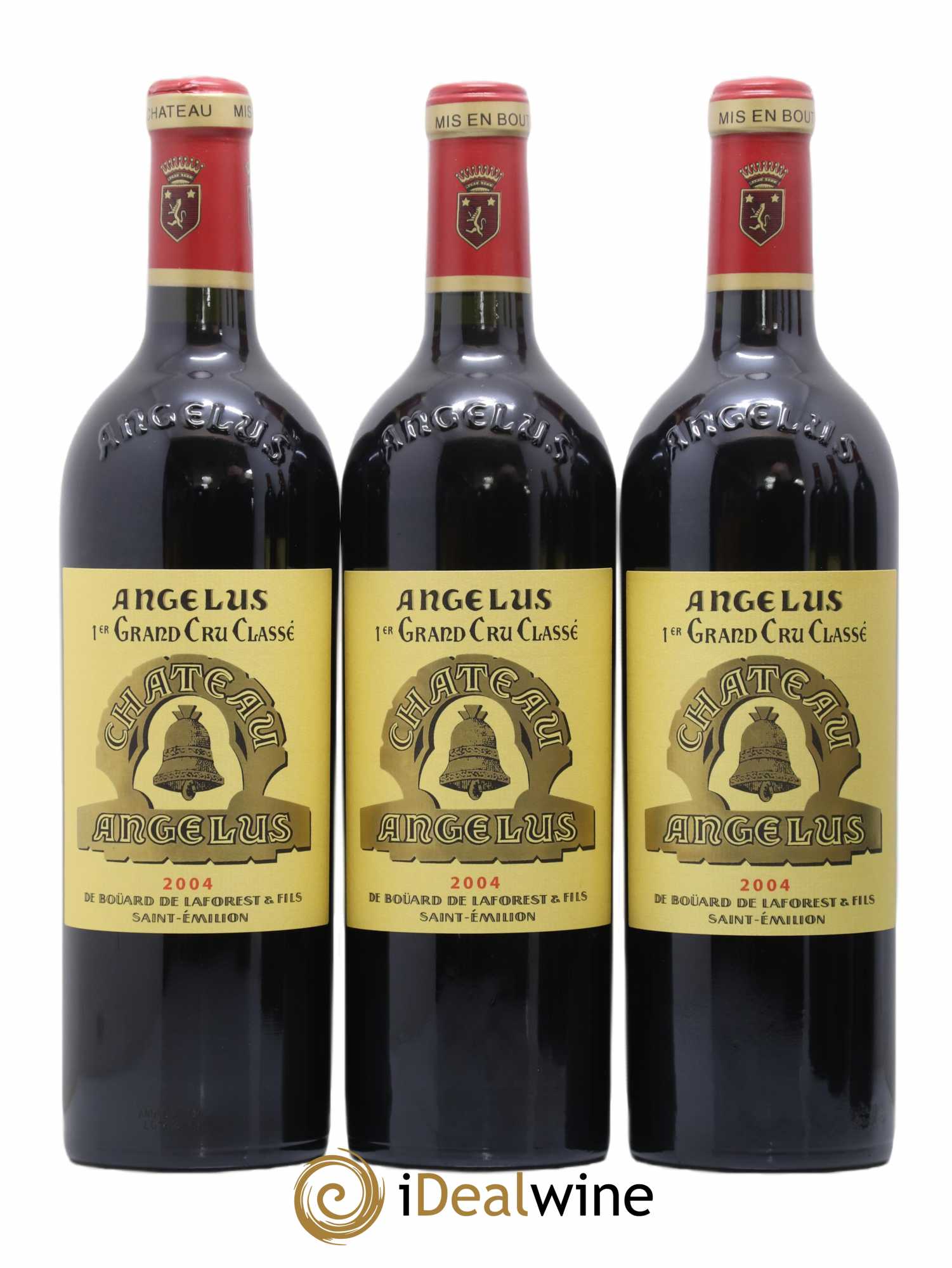 Château Angélus 1er Grand Cru Classé A 2004 - Lot of 6 bottles - 1