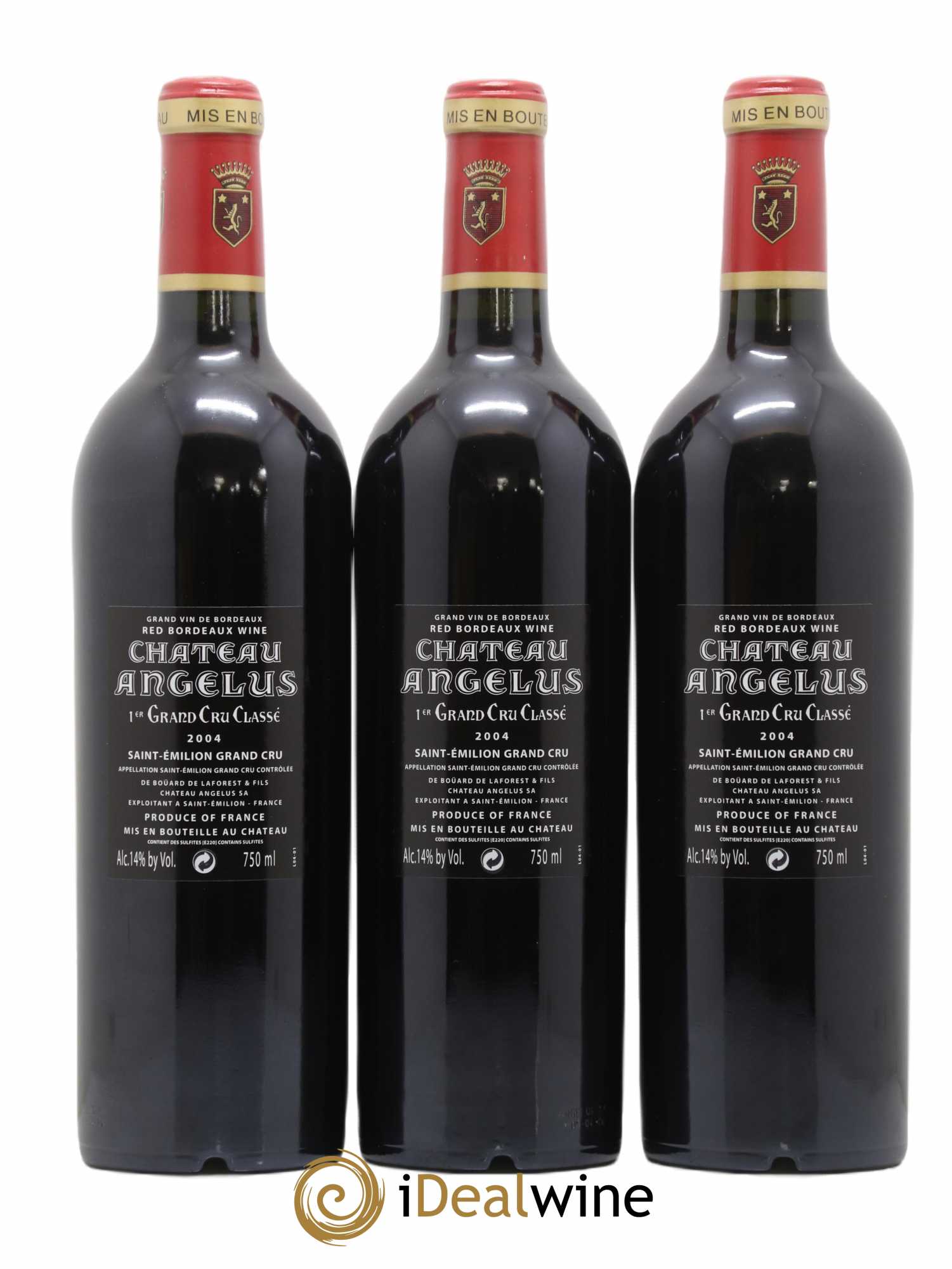 Château Angélus 1er Grand Cru Classé A 2004 - Lot of 6 bottles - 4