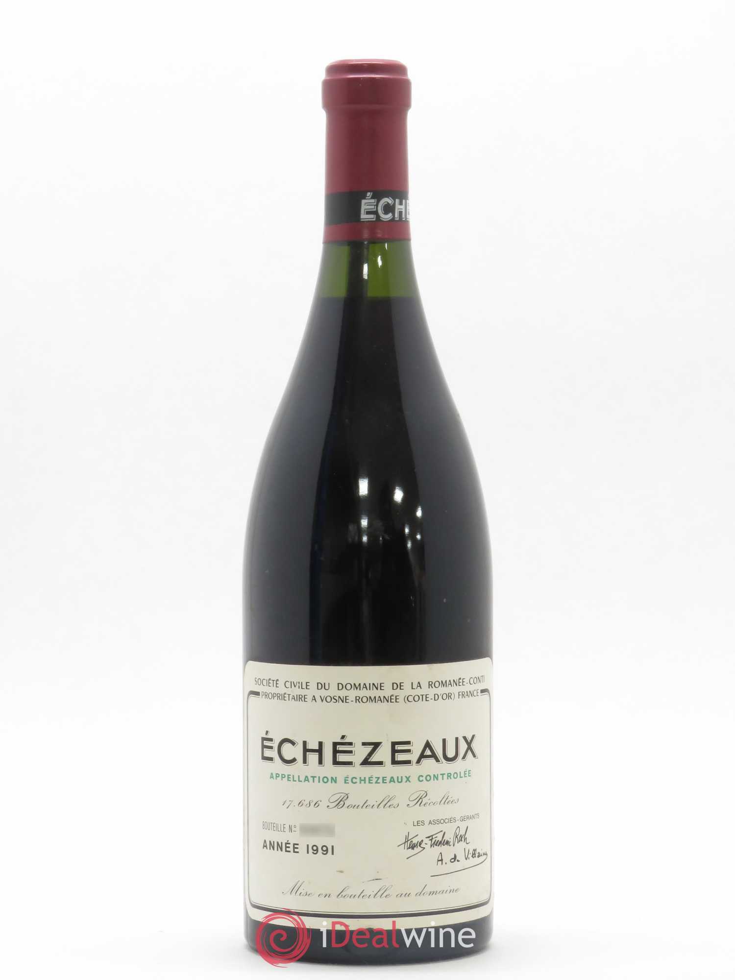 Echezeaux Grand Cru Domaine de la Romanée-Conti 1991 - Lot de 1 bouteille - 0