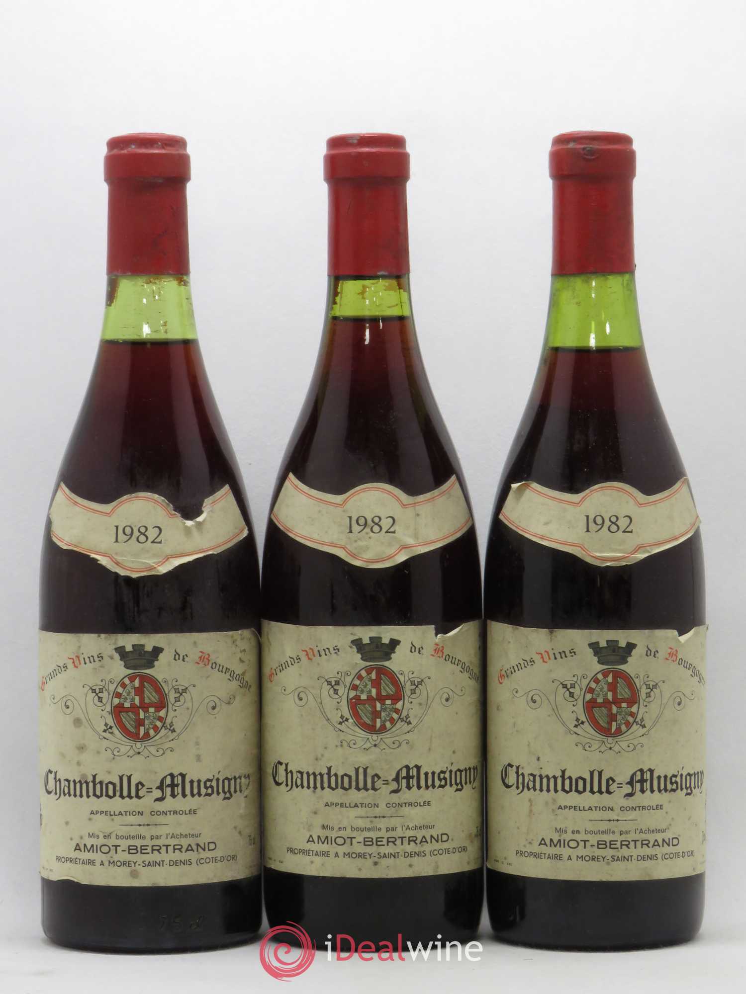 Chambolle-Musigny Amiot-Bertrand 1982 - Posten von 3 Flaschen - 0