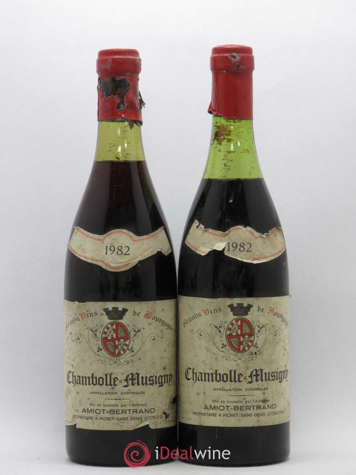 Chambolle-Musigny Amiot-Bertrand 1982 - Posten von 2 Flaschen - 0