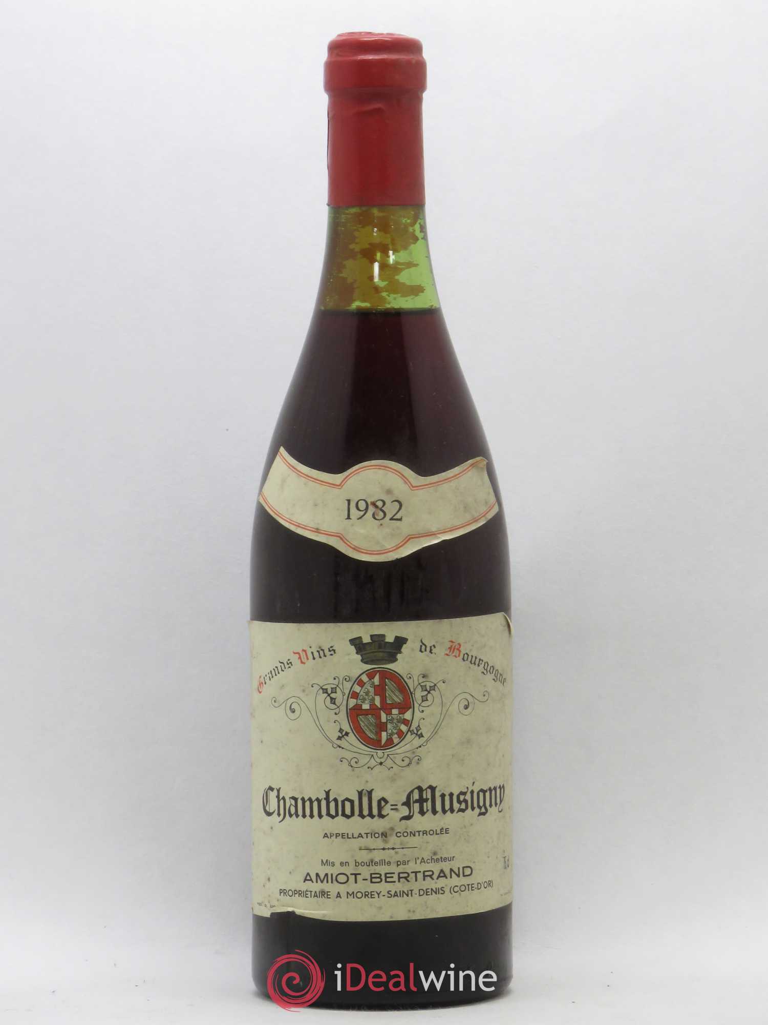 Chambolle-Musigny Amiot-Bertrand 1982 - Lot de 1 bouteille - 0