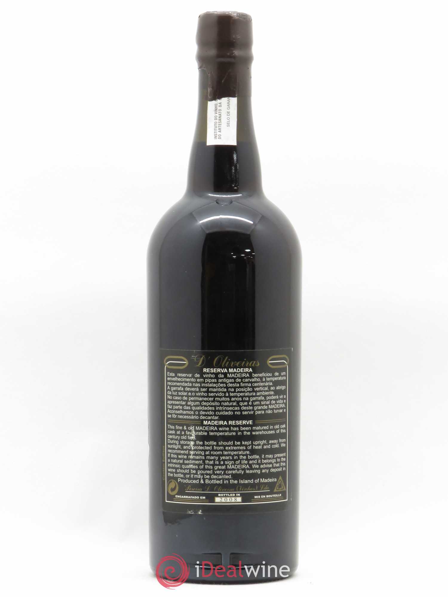 Madère Blandy's Sercial Vintage 1969 - Lot de 1 bouteille - 1