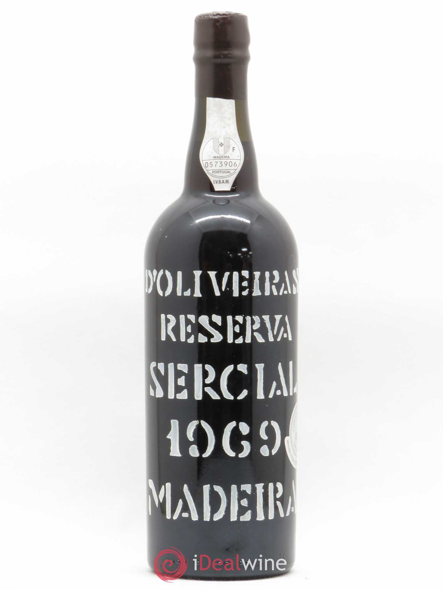 Madère Blandy's Sercial Vintage 1969 - Lot de 1 bouteille - 0
