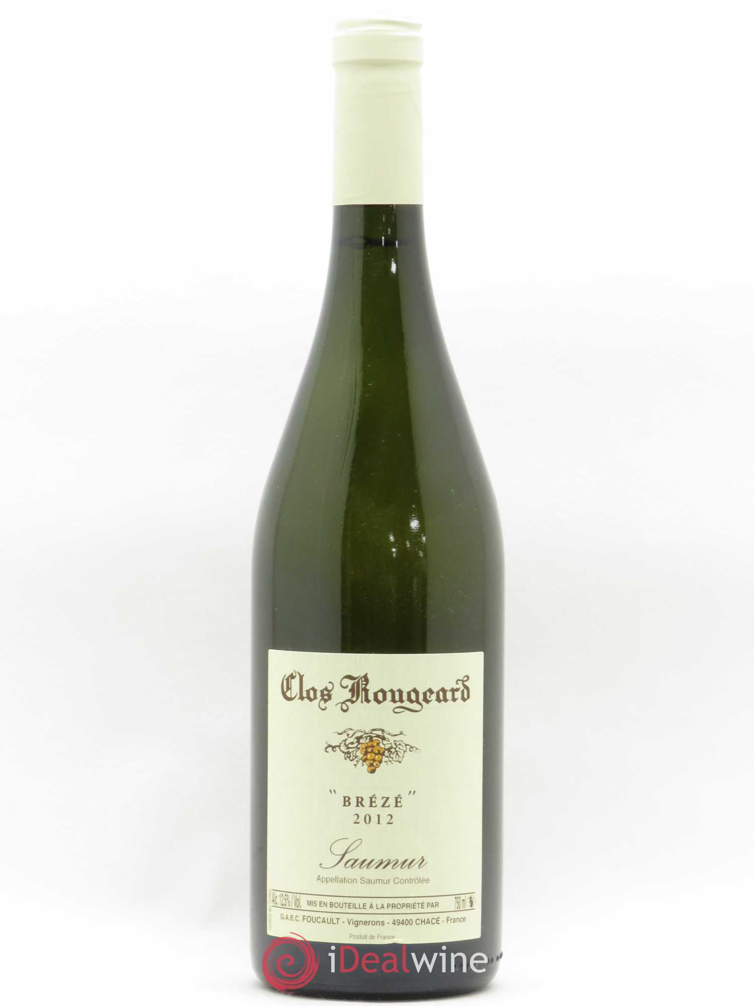 Saumur Brézé Clos Rougeard 2012 - Lot de 1 bouteille - 0