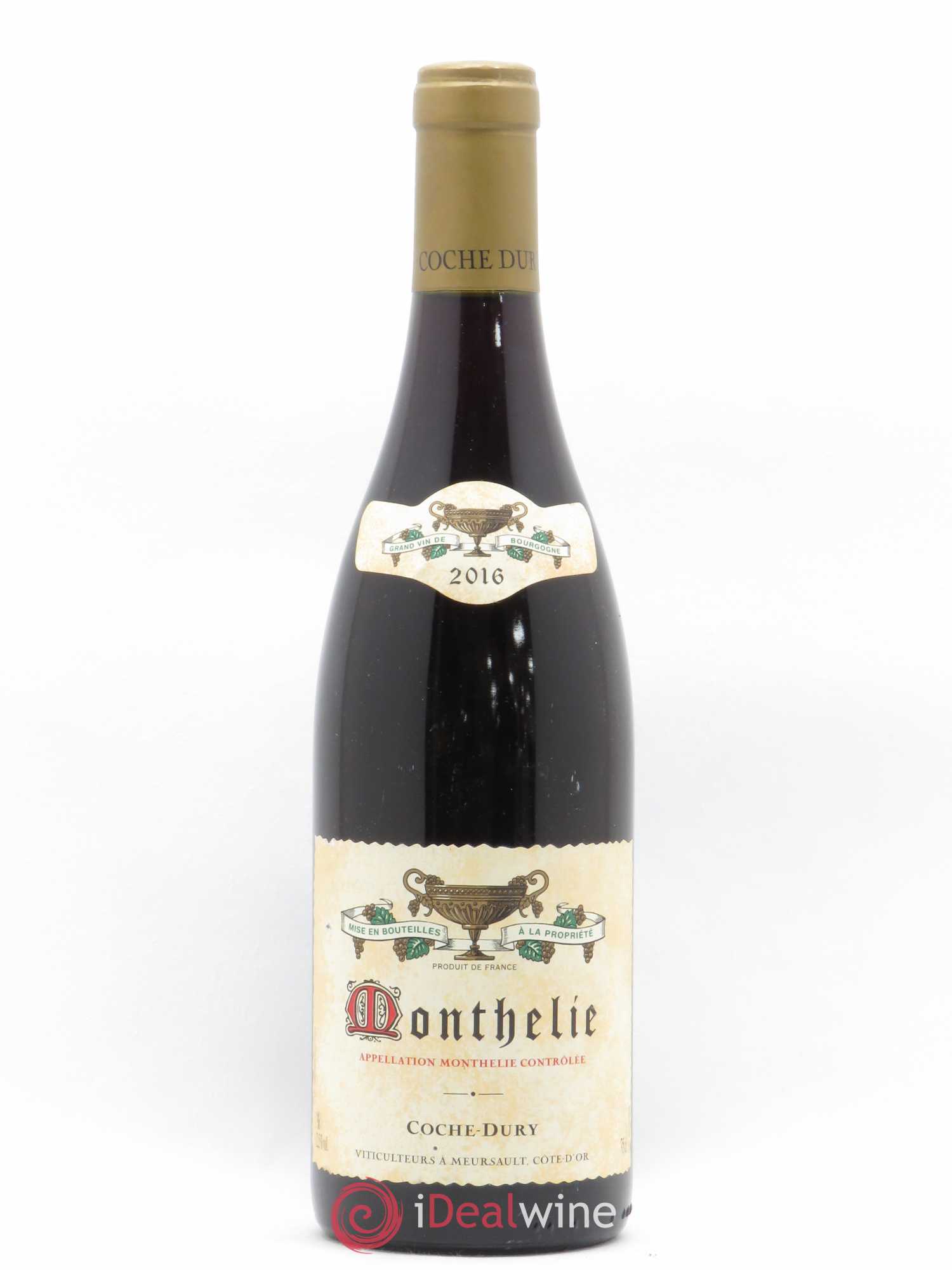 Monthélie Coche Dury (Domaine) 2016 - Lot de 1 bouteille - 0