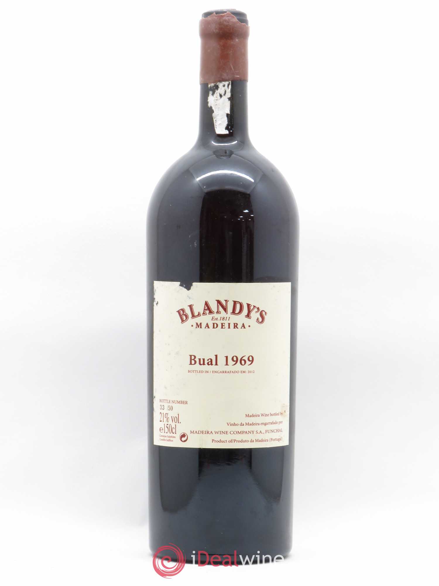 Madère Blandy's Bual Vintage 1969 - Lot de 1 magnum - 0