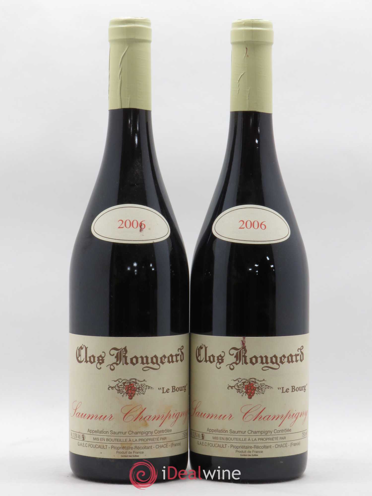 Saumur-Champigny Le Bourg Clos Rougeard 2006 - Lot de 2 bouteilles - 0