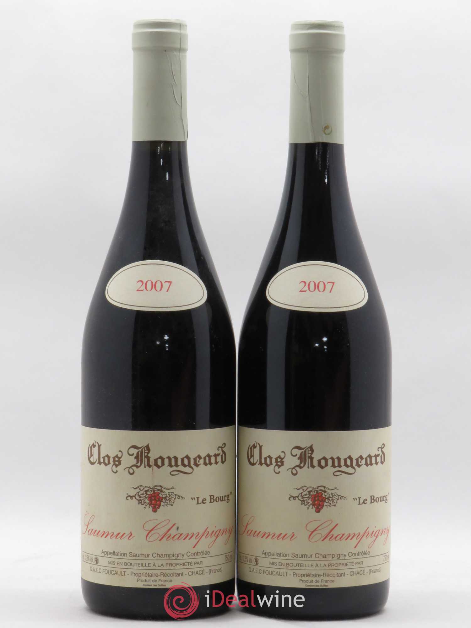 Saumur-Champigny Le Bourg Clos Rougeard 2007 - Lot de 2 bouteilles - 0
