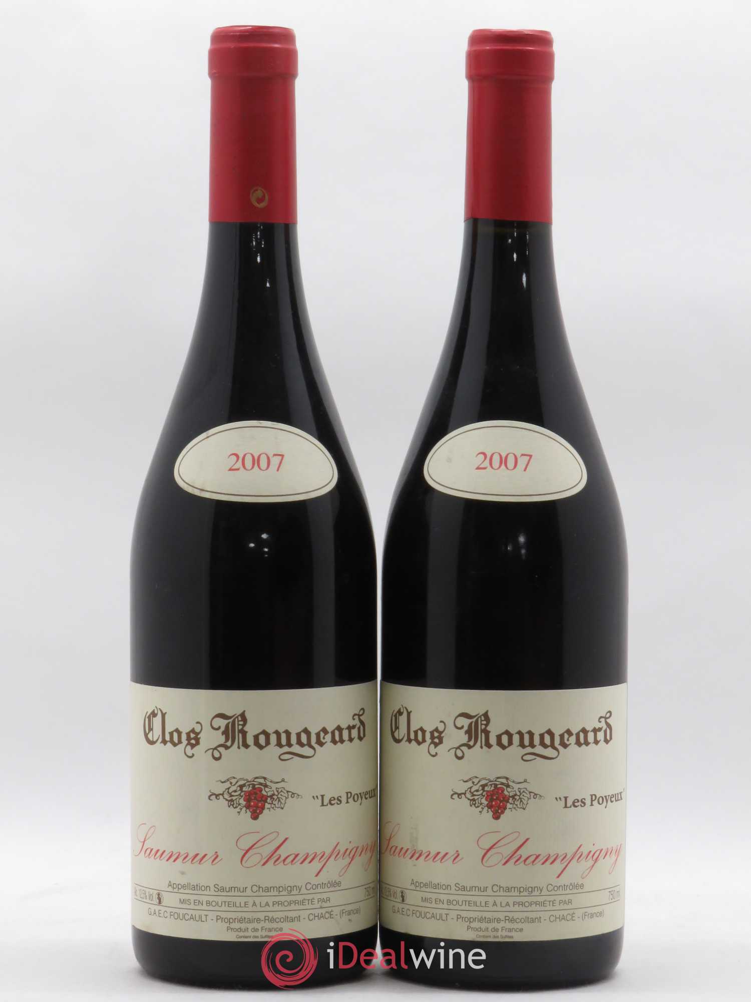 Saumur-Champigny Les Poyeux Clos Rougeard 2007 - Lot de 2 bouteilles - 0