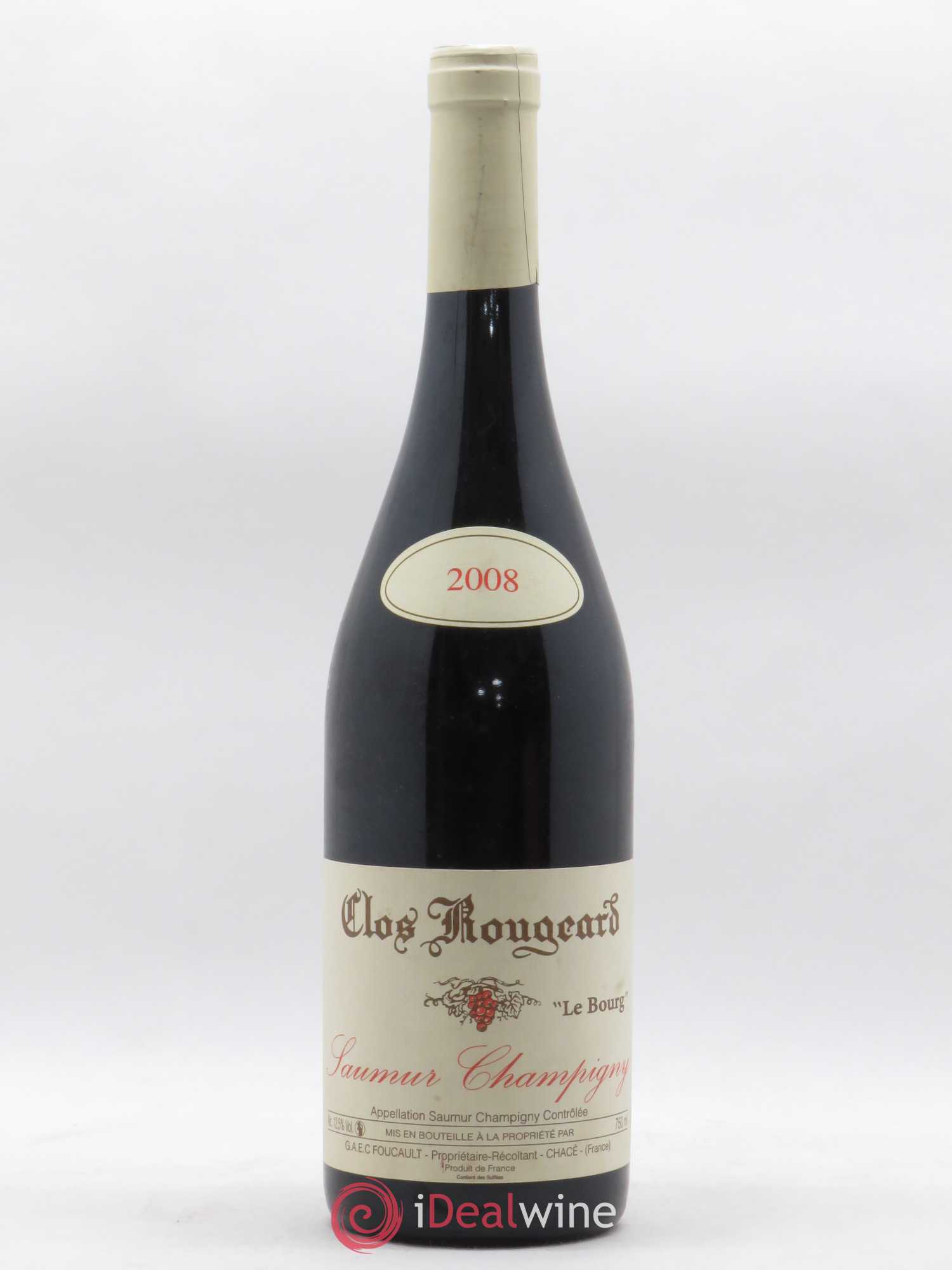 Saumur-Champigny Le Bourg Clos Rougeard 2008 - Lot de 1 bouteille - 0