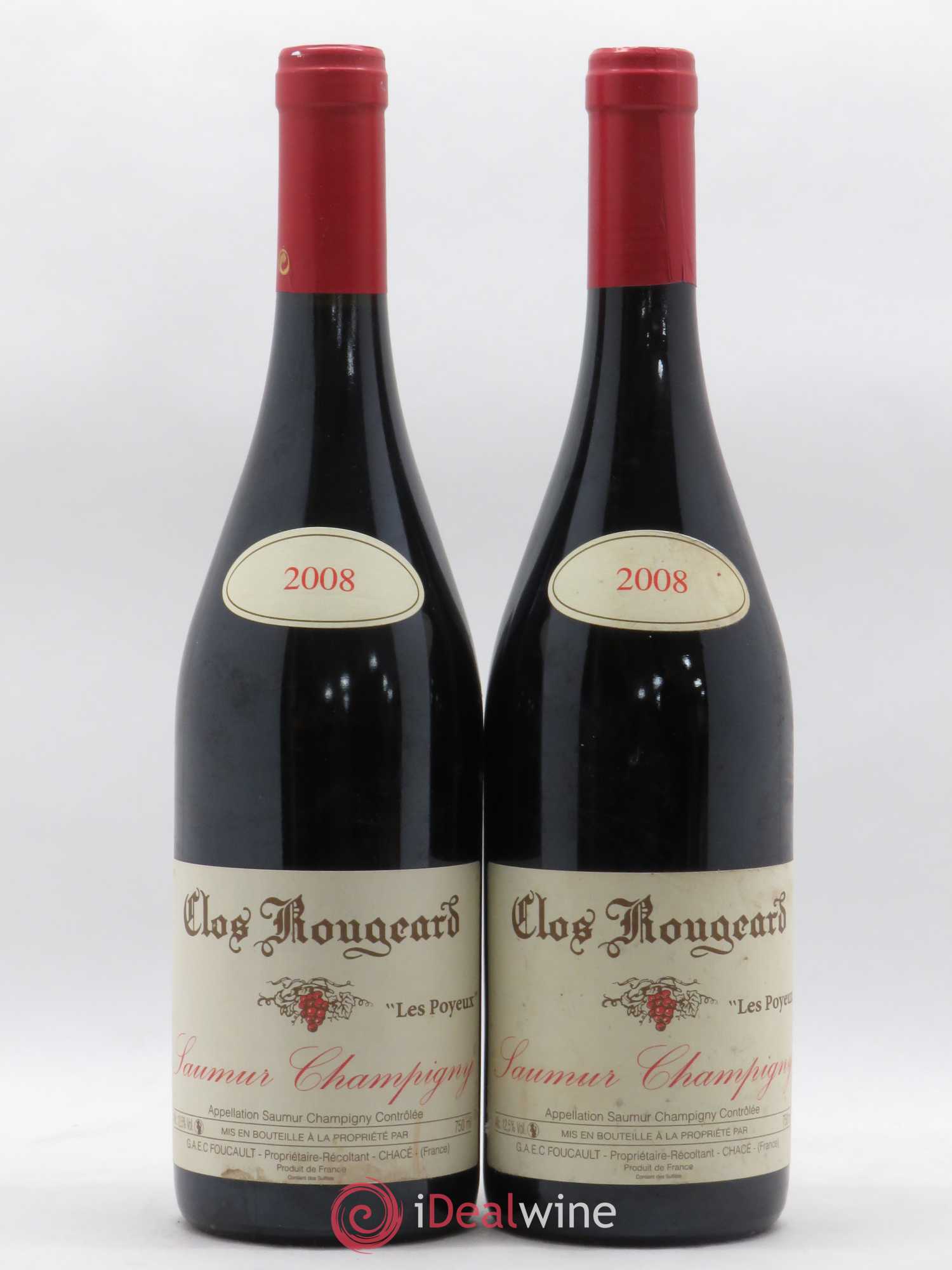 Saumur-Champigny Les Poyeux Clos Rougeard 2008 - Lot de 2 bouteilles - 0