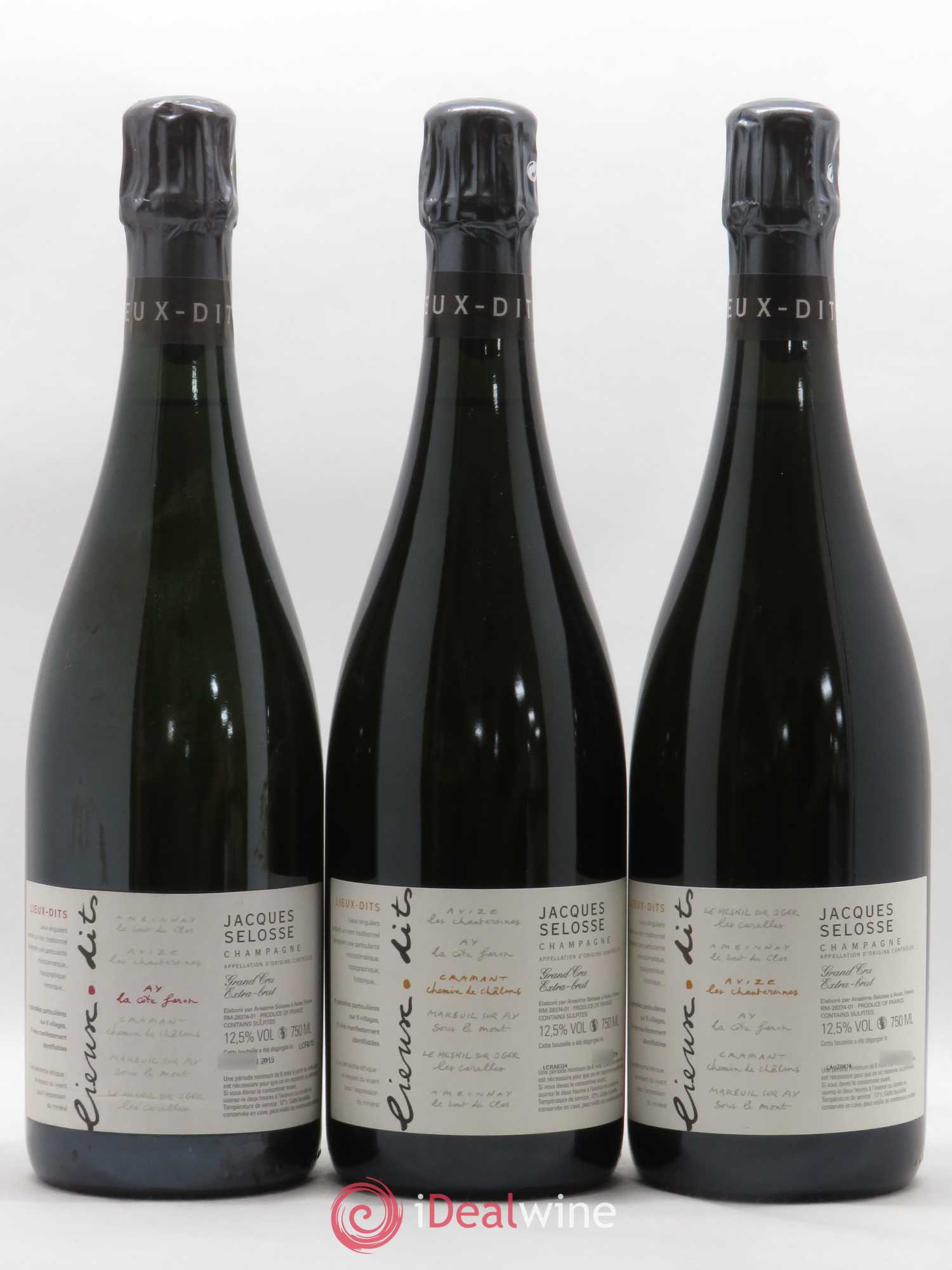 Caisse Collection Lieux-dits Jacques Selosse - Lot de 6 bouteilles - 1