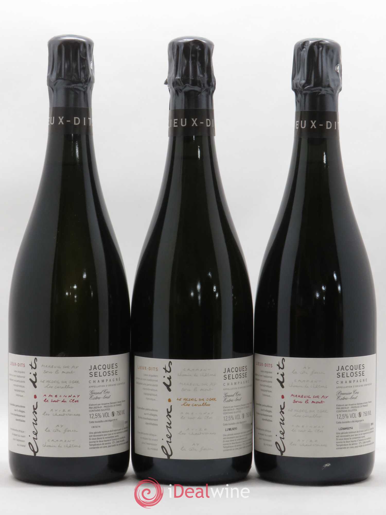 Caisse Collection Lieux-dits Jacques Selosse - Lot de 6 bouteilles - 2