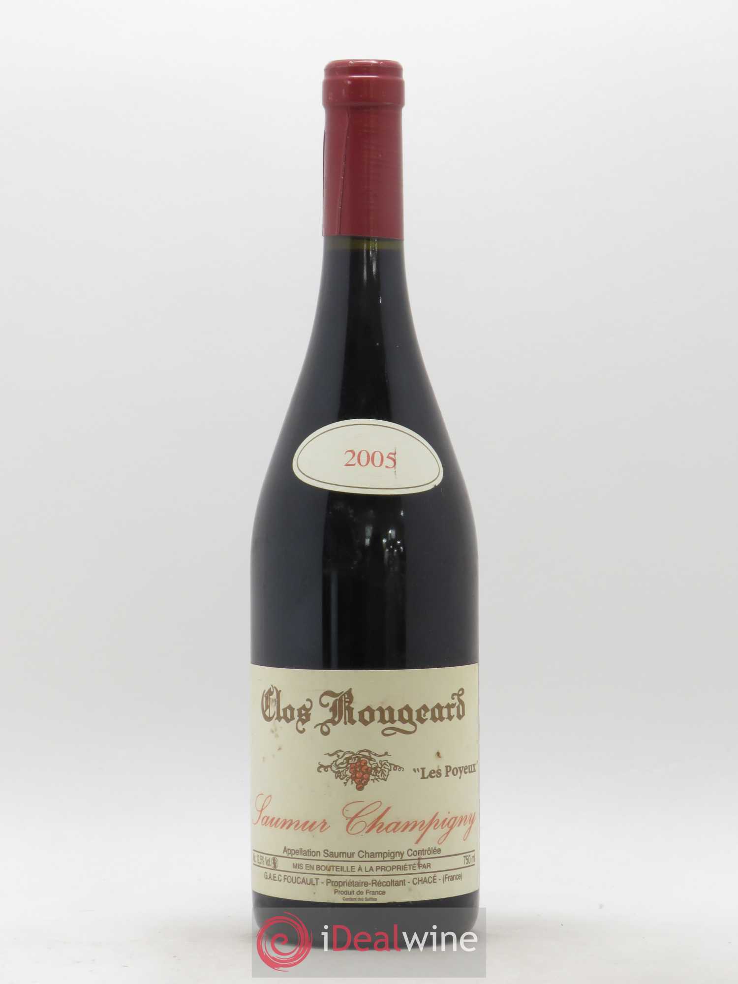 Saumur-Champigny Les Poyeux Clos Rougeard 2005 - Lot de 1 bouteille - 0
