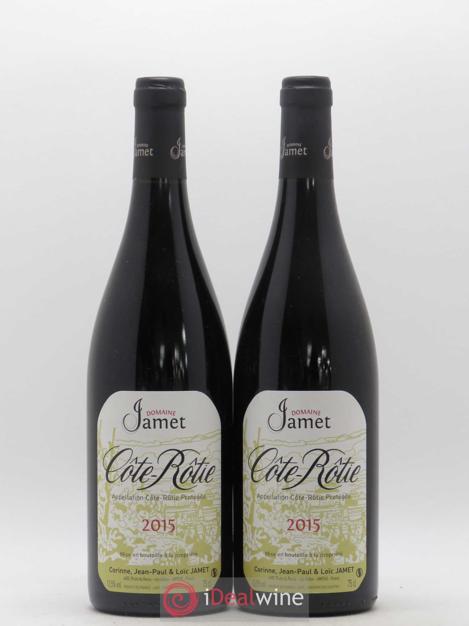 Côte-Rôtie Jamet (Domaine) 2015 - Lot de 2 bouteilles - 0
