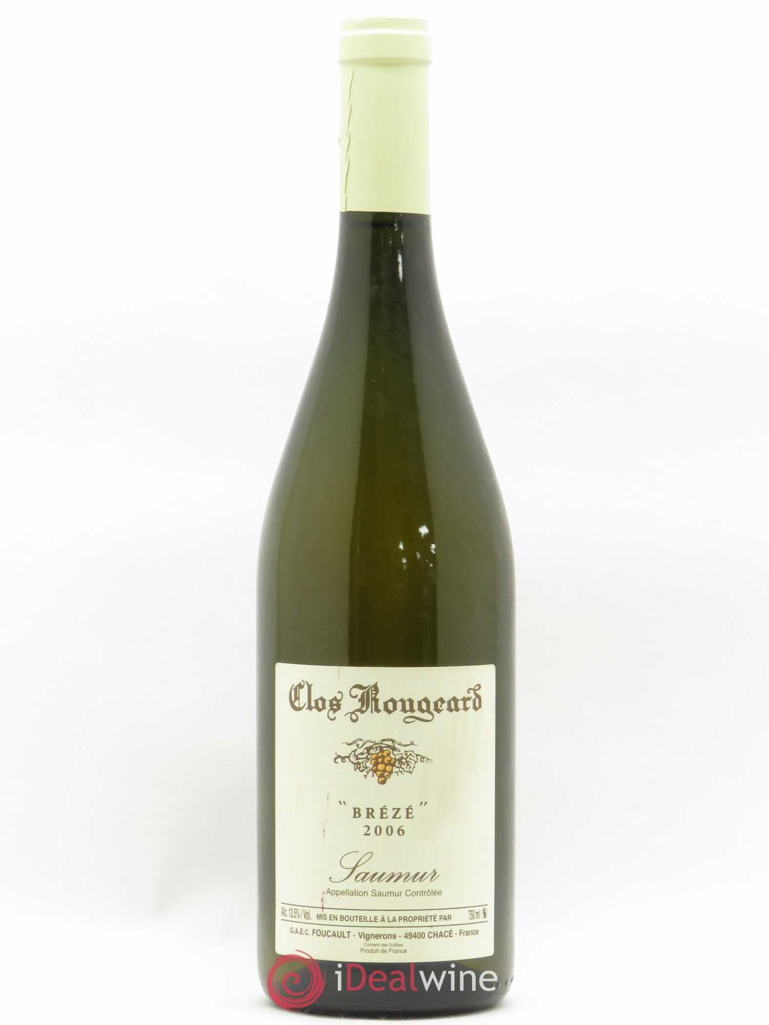Saumur Brézé Clos Rougeard 2006 - Lot de 1 bouteille - 0