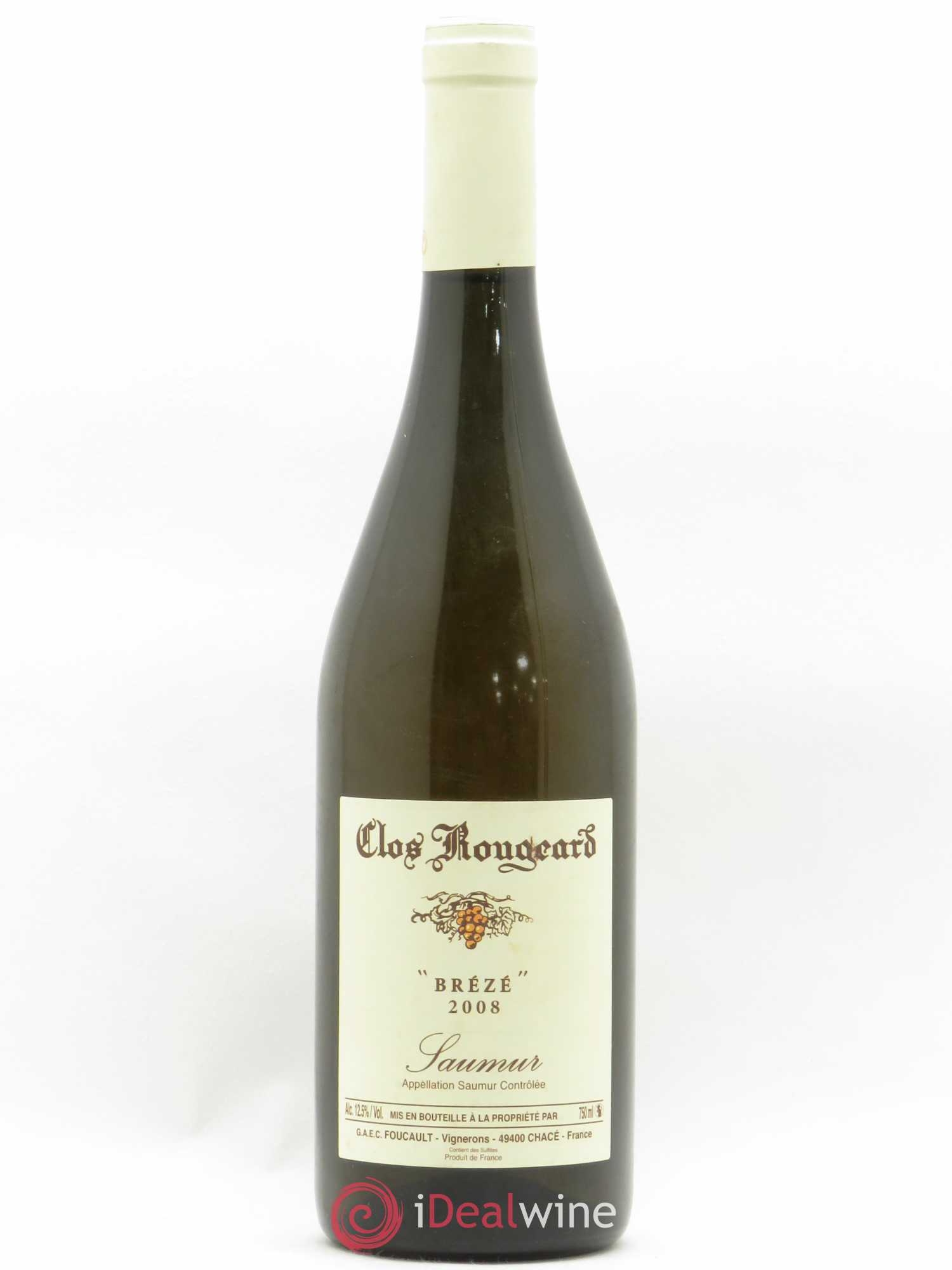 Saumur Brézé Clos Rougeard 2008 - Lot de 1 bouteille - 0