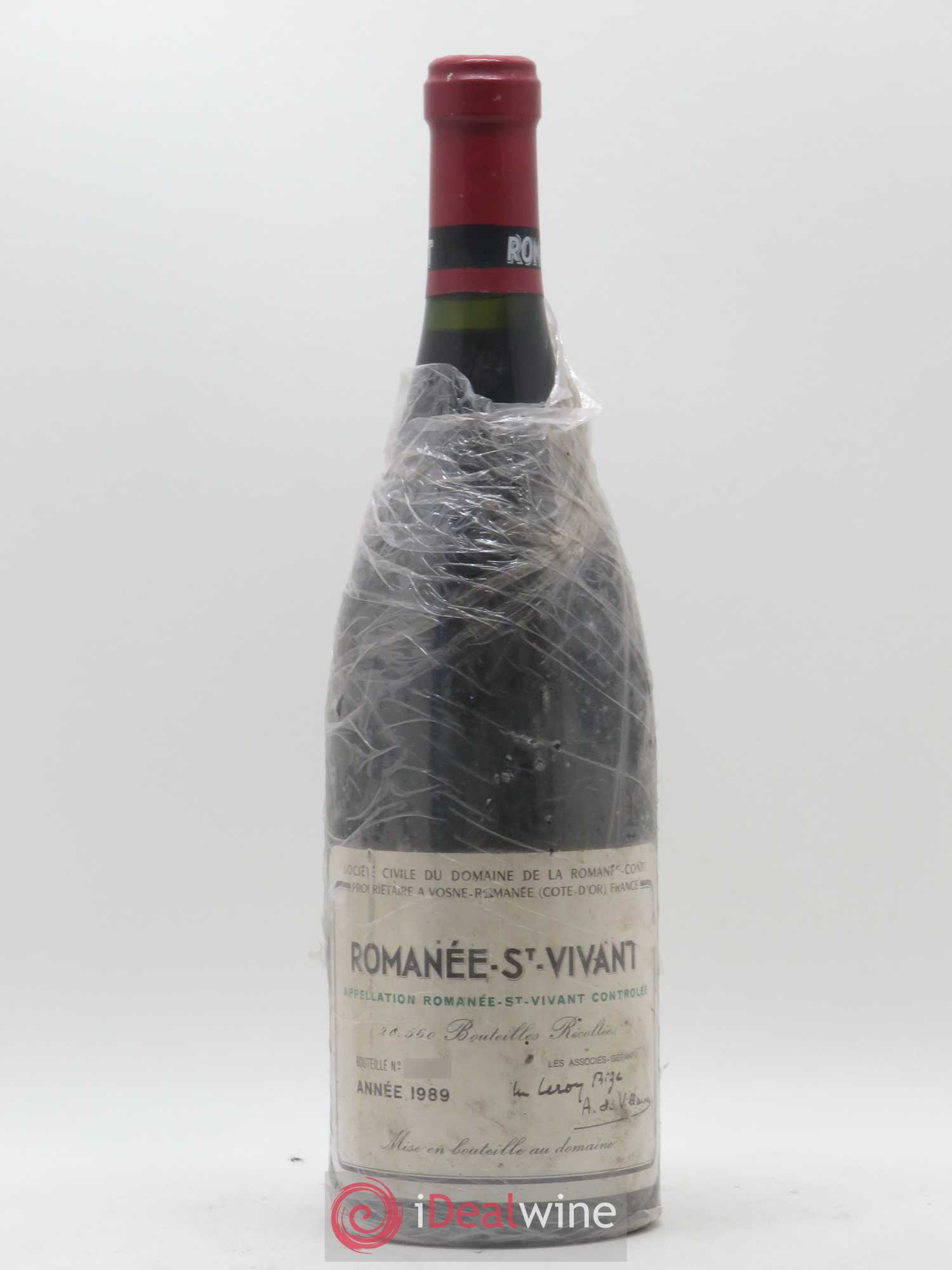 Romanée-Saint-Vivant Grand Cru Domaine de la Romanée-Conti 1989 - Lot de 1 bouteille - 0